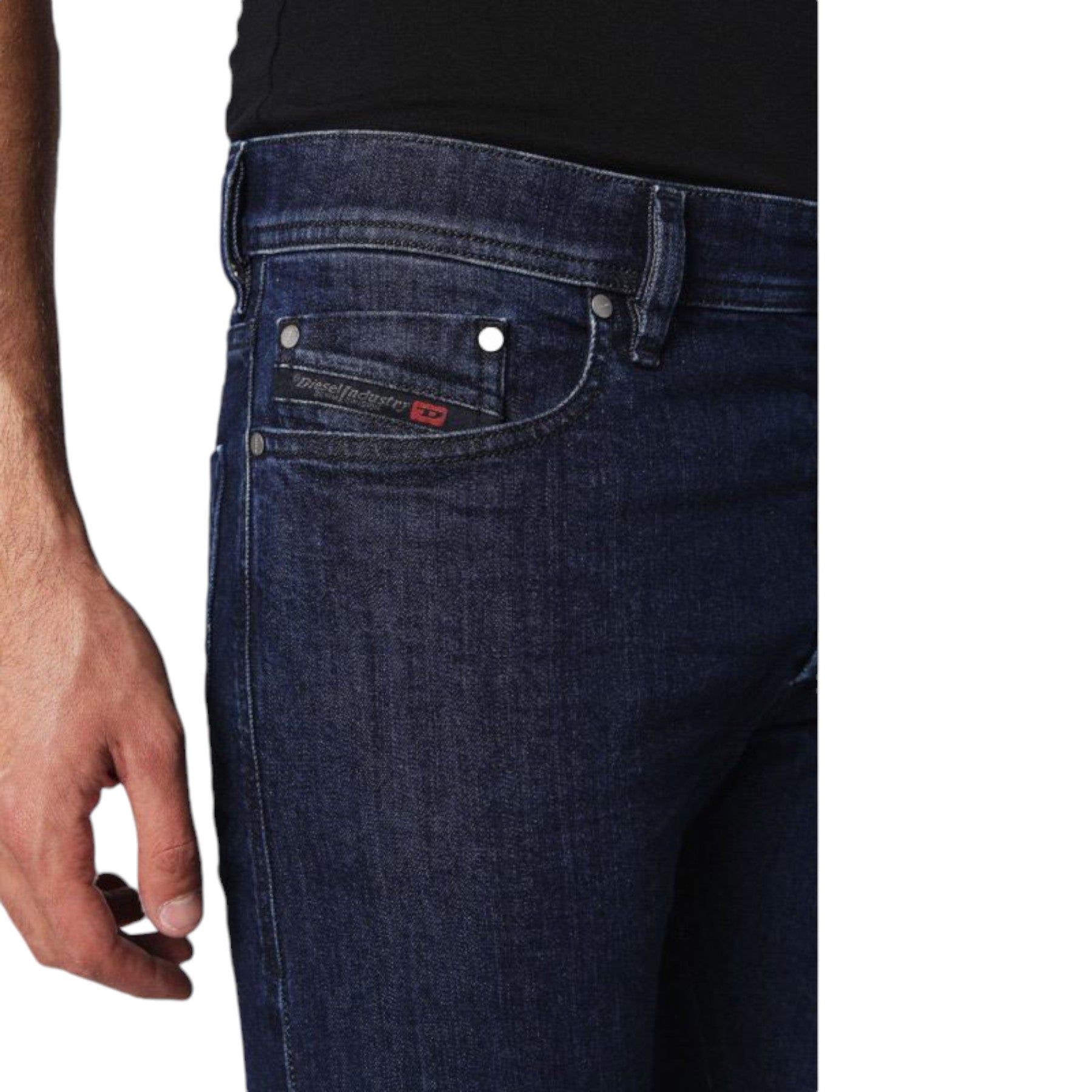 DIESEL TEPPHAR 084MM Mens Denim Jeans Slim Fit Carrot Cotton Trousers Pant Italy