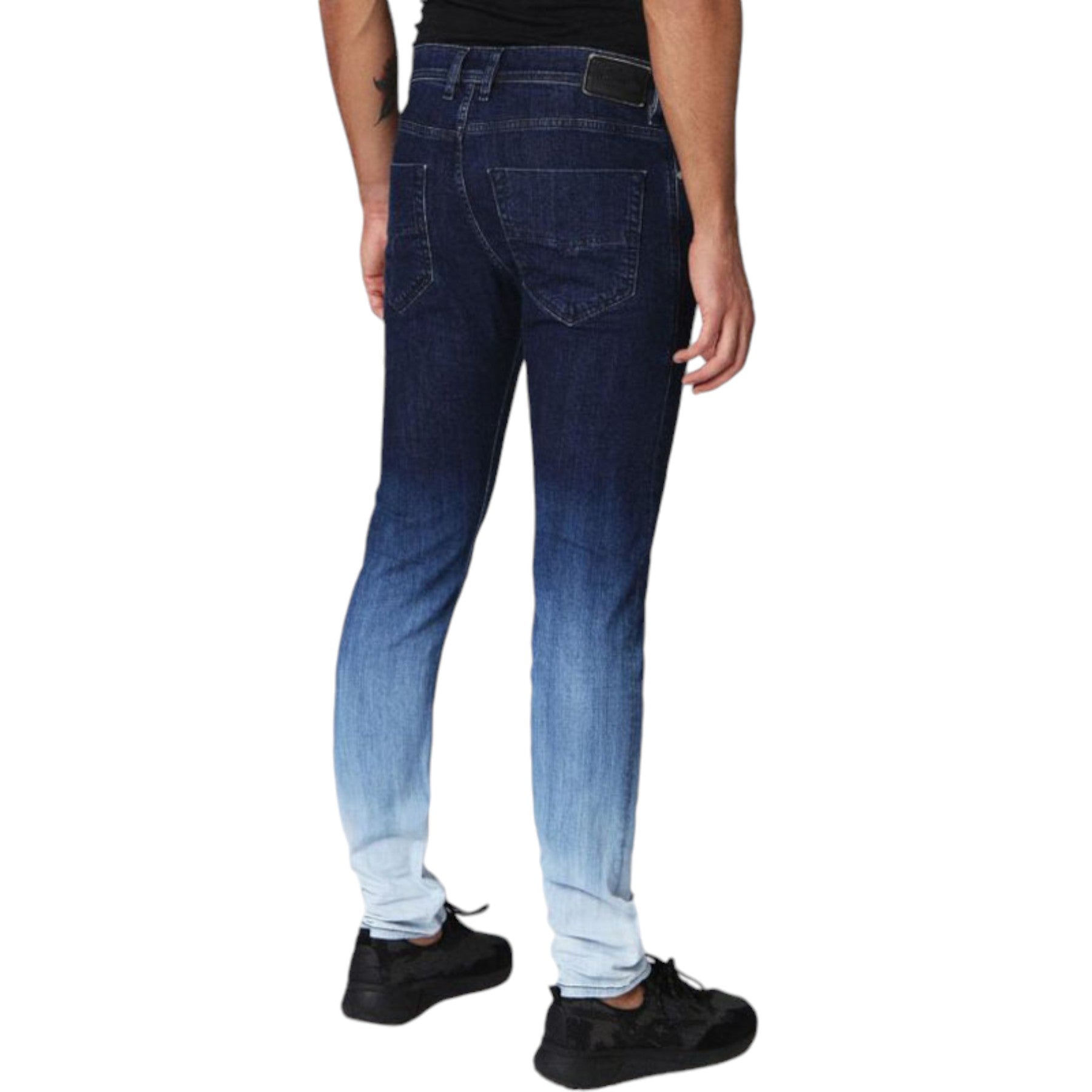 DIESEL TEPPHAR 084MM Mens Denim Jeans Slim Fit Carrot Cotton Trousers Pant Italy