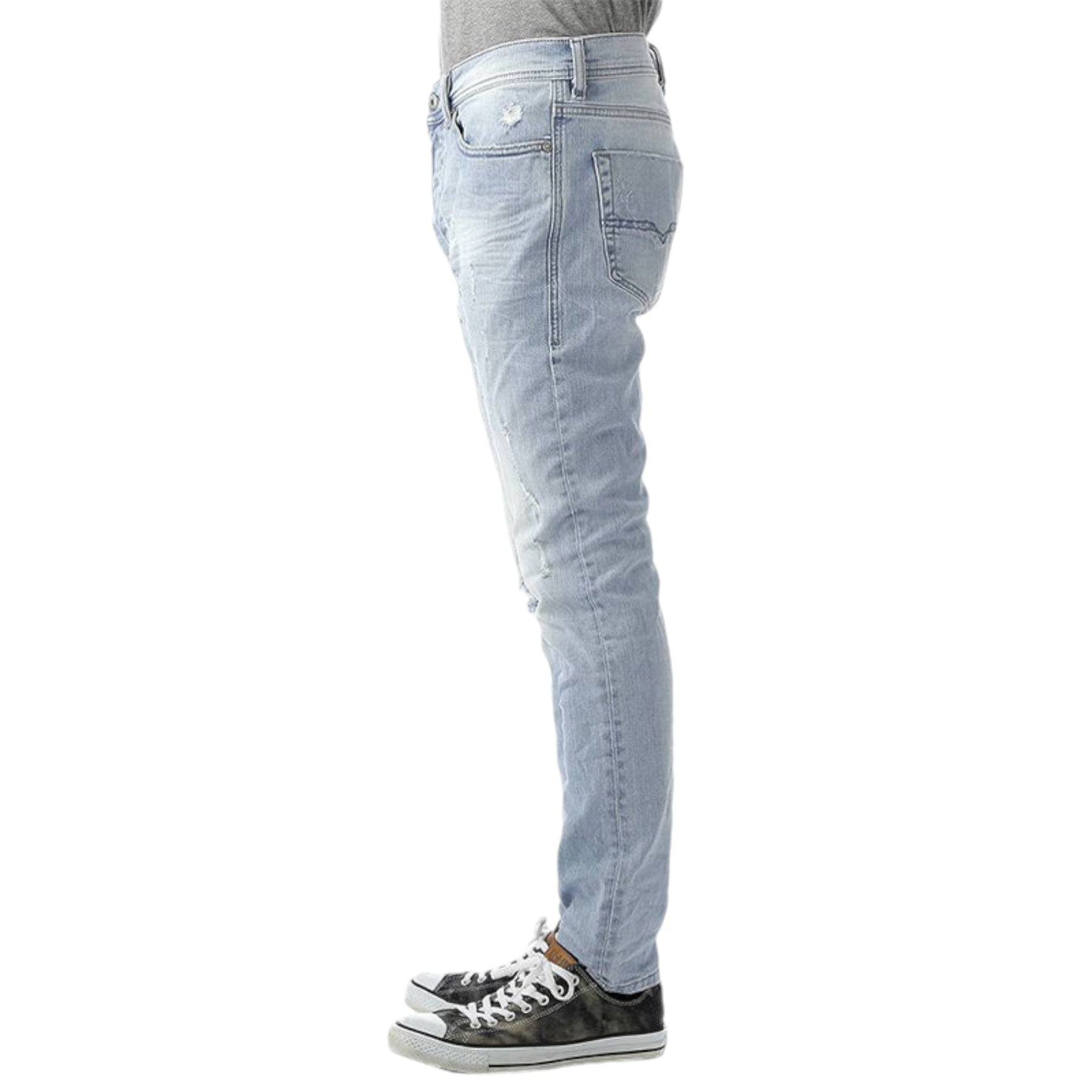 DIESEL TEPPHAR 0849E Mens Denim Jeans Stretch Slim Fit Carrot Casual Trouser