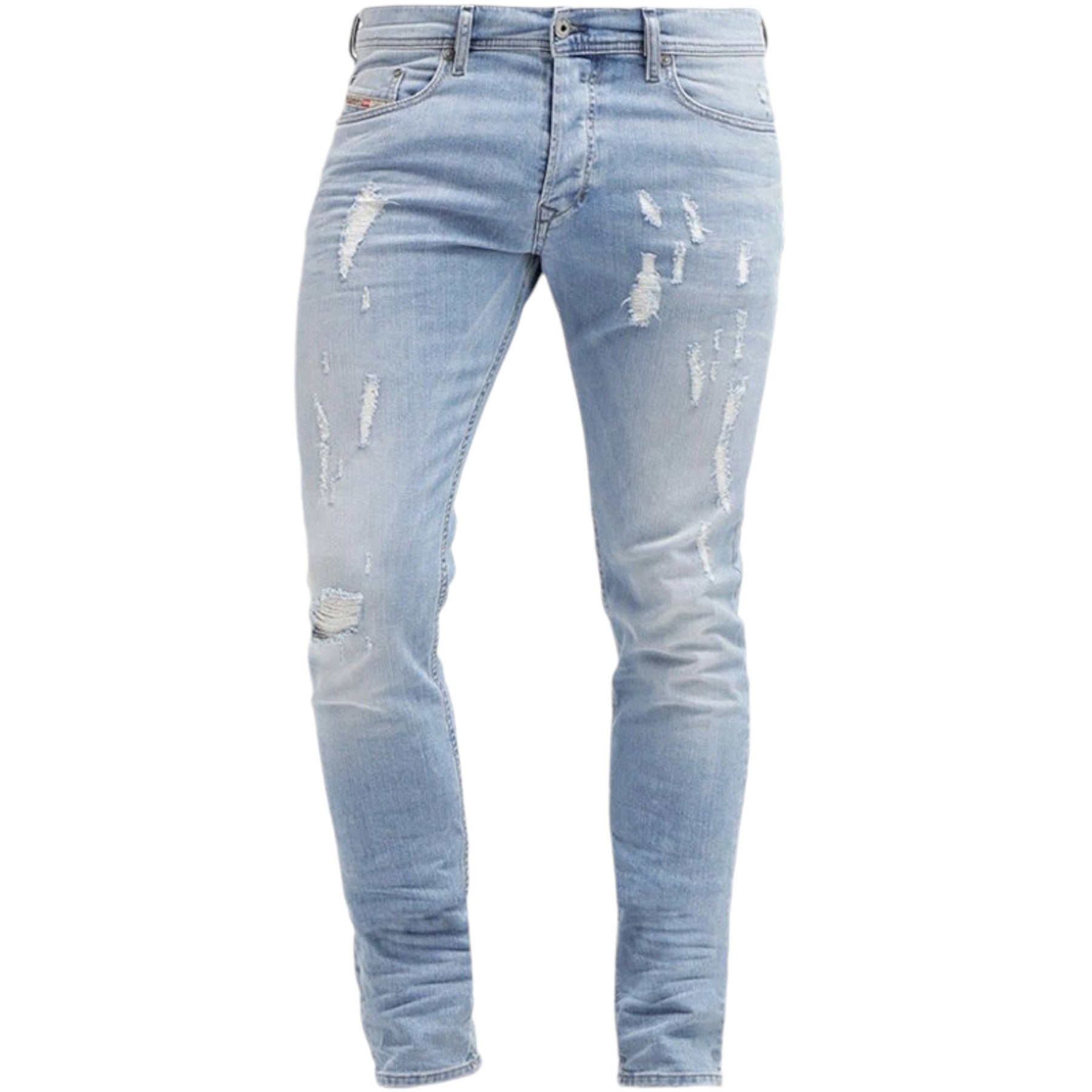 DIESEL TEPPHAR 0849E Mens Denim Jeans Stretch Slim Fit Carrot Casual Trouser