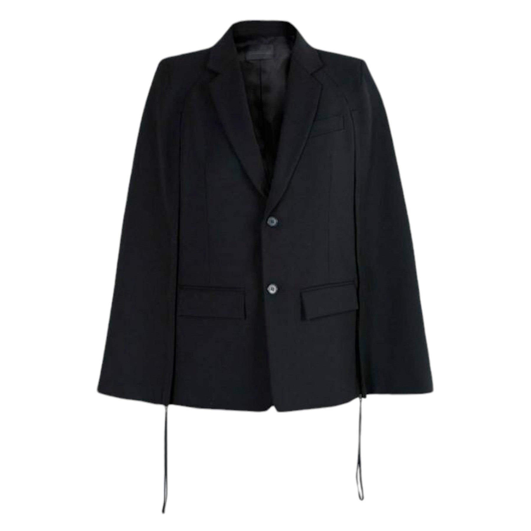 DIESEL BLACK GOLD GALAPAGOS BG3DZ Womens Wool Suit Separate Black Blazer Jacket