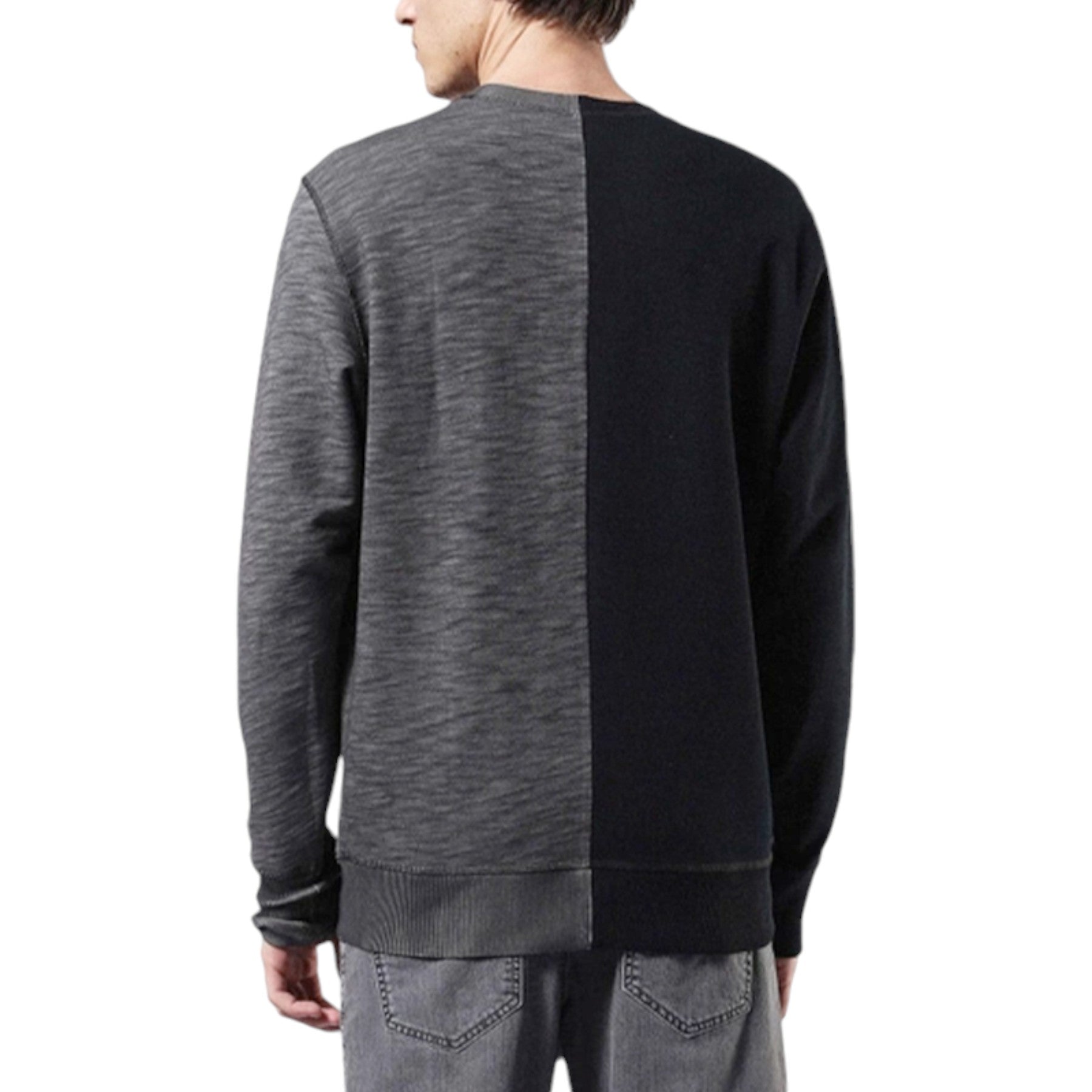 DIESEL S JOE NC FELPA Mens Mohawk Head Sweatshirt Pullover Long Sleeve Jumper