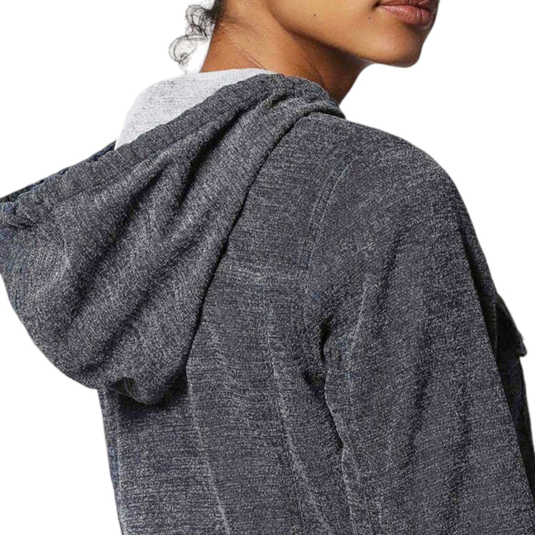 DIESEL LEISY NE VESTE Women Jogg Jeans Jacket Sweat Hooded Winter Outwear Coat