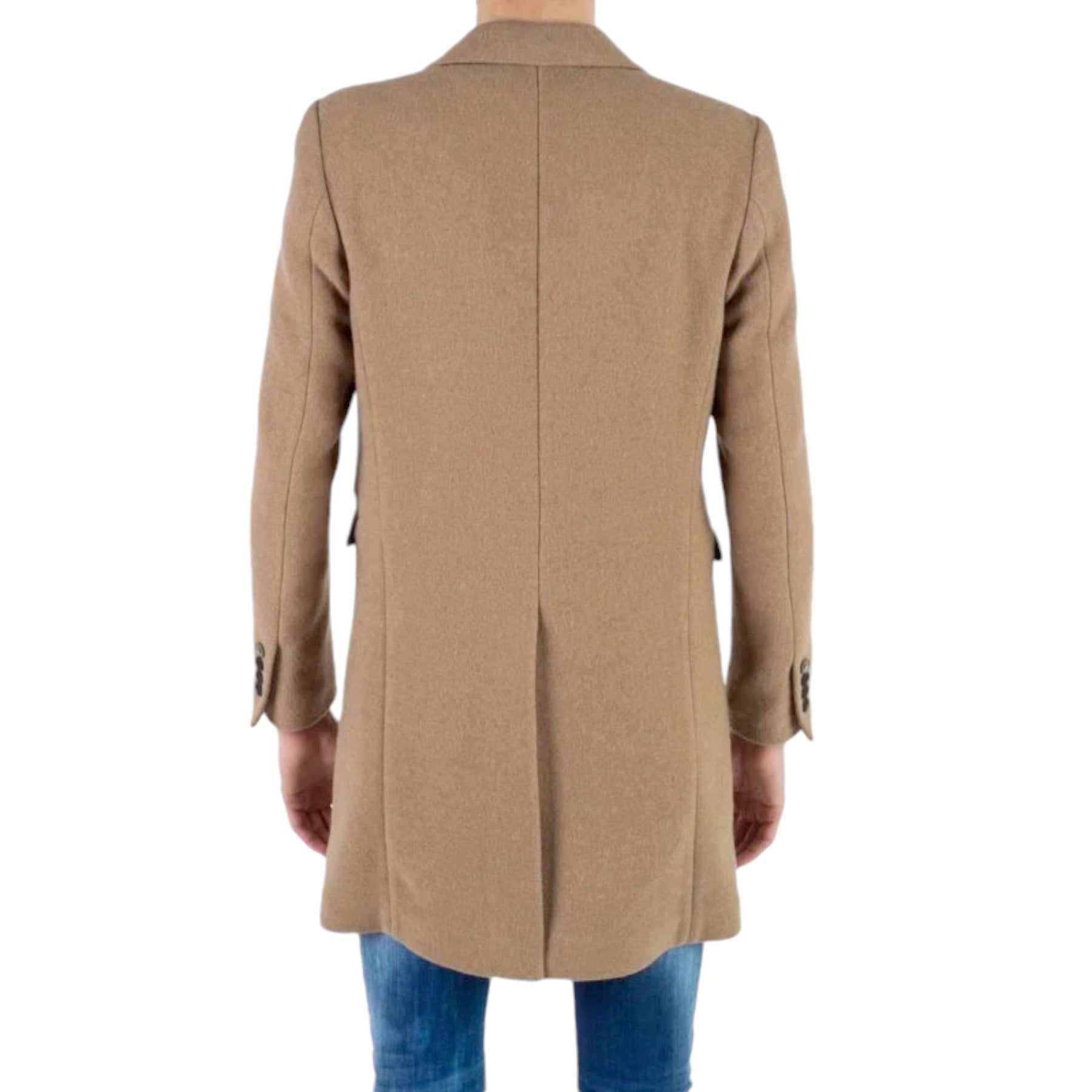 DIESEL W-KAROLL Mens Overcoat Double Breasted Trench Coat Winter Outwear