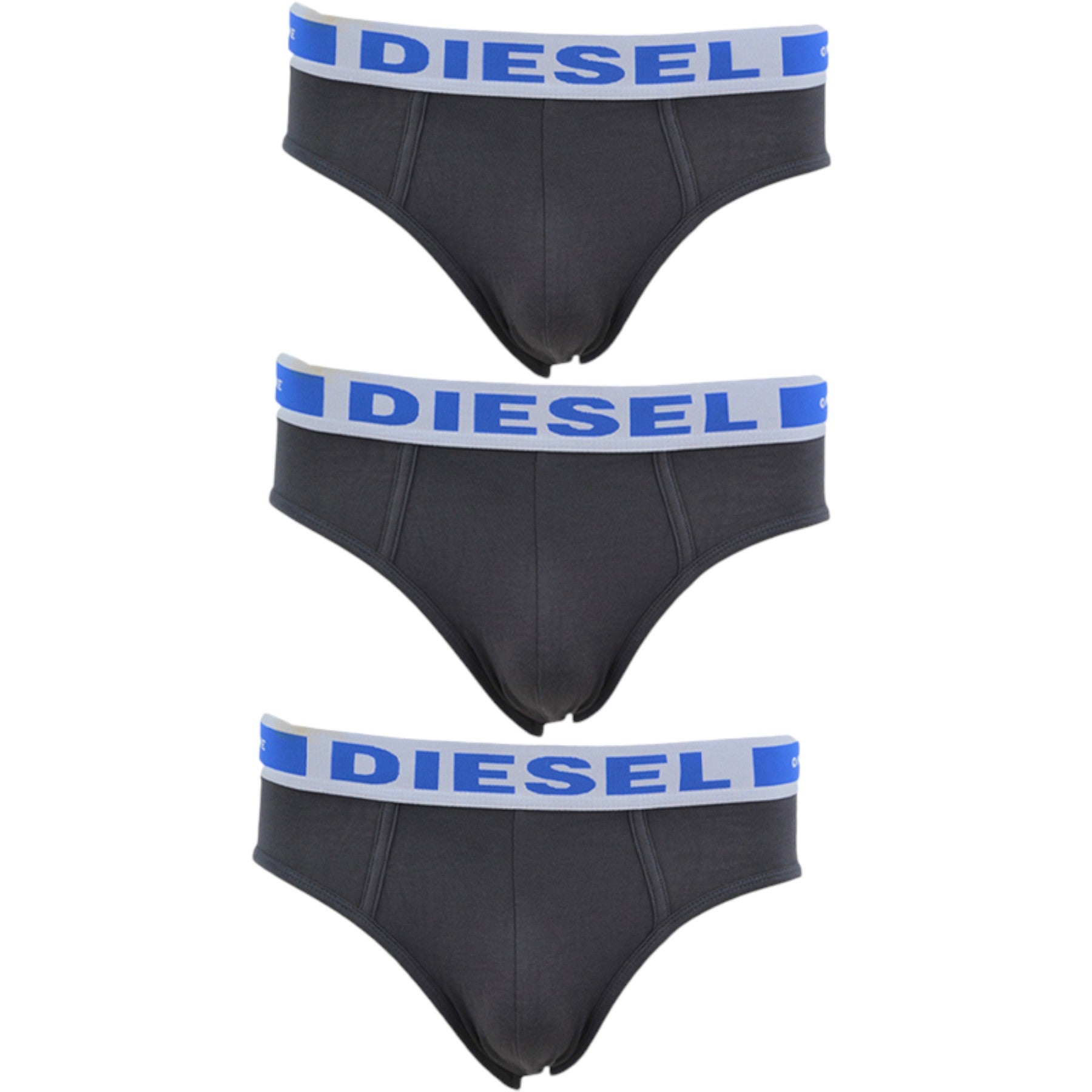 DIESEL Mens Briefs Stretch Cotton 3 Pack Underwear Trunks Shorts Stretch Cotton