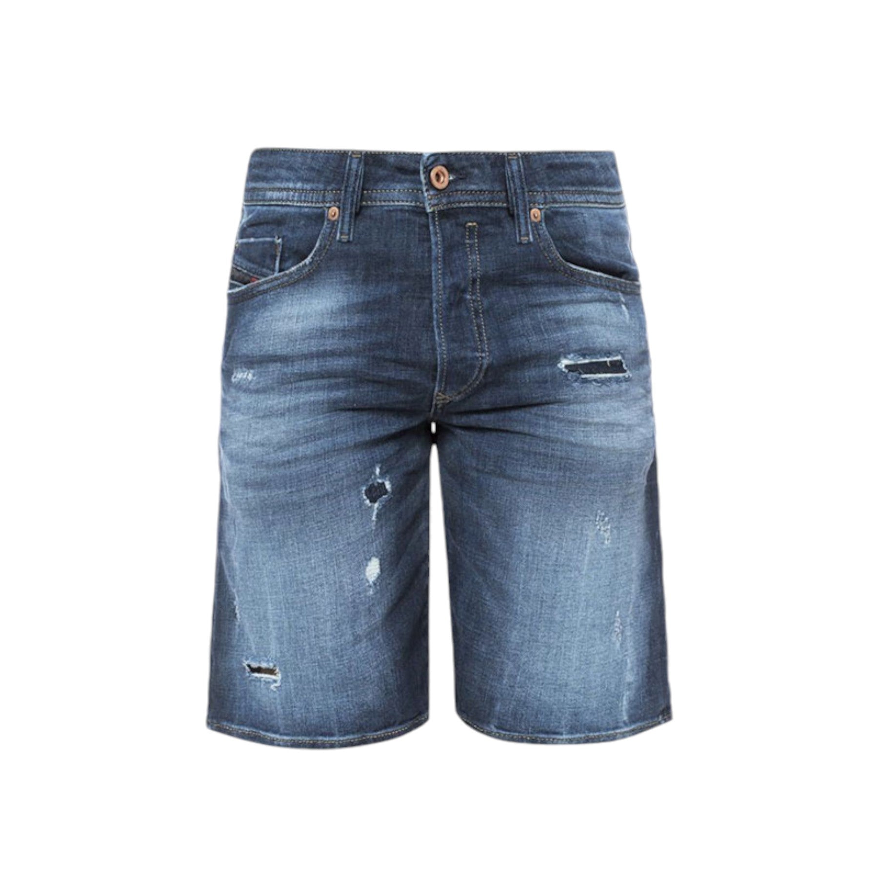 DIESEL BUSTSHORT 084QT Mens Denim Shorts DNA Stretch Casual Summer Beachwear W31