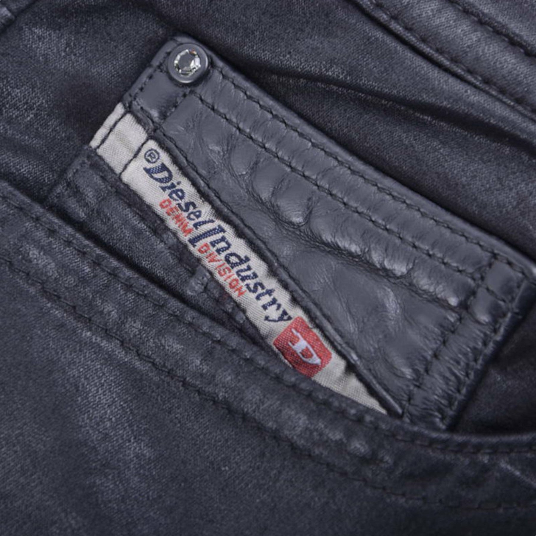 DIESEL THAVAR NE 0837C Mens Denim Jeans Sweat Jogg Pants Slim Fit Skinny Trouser