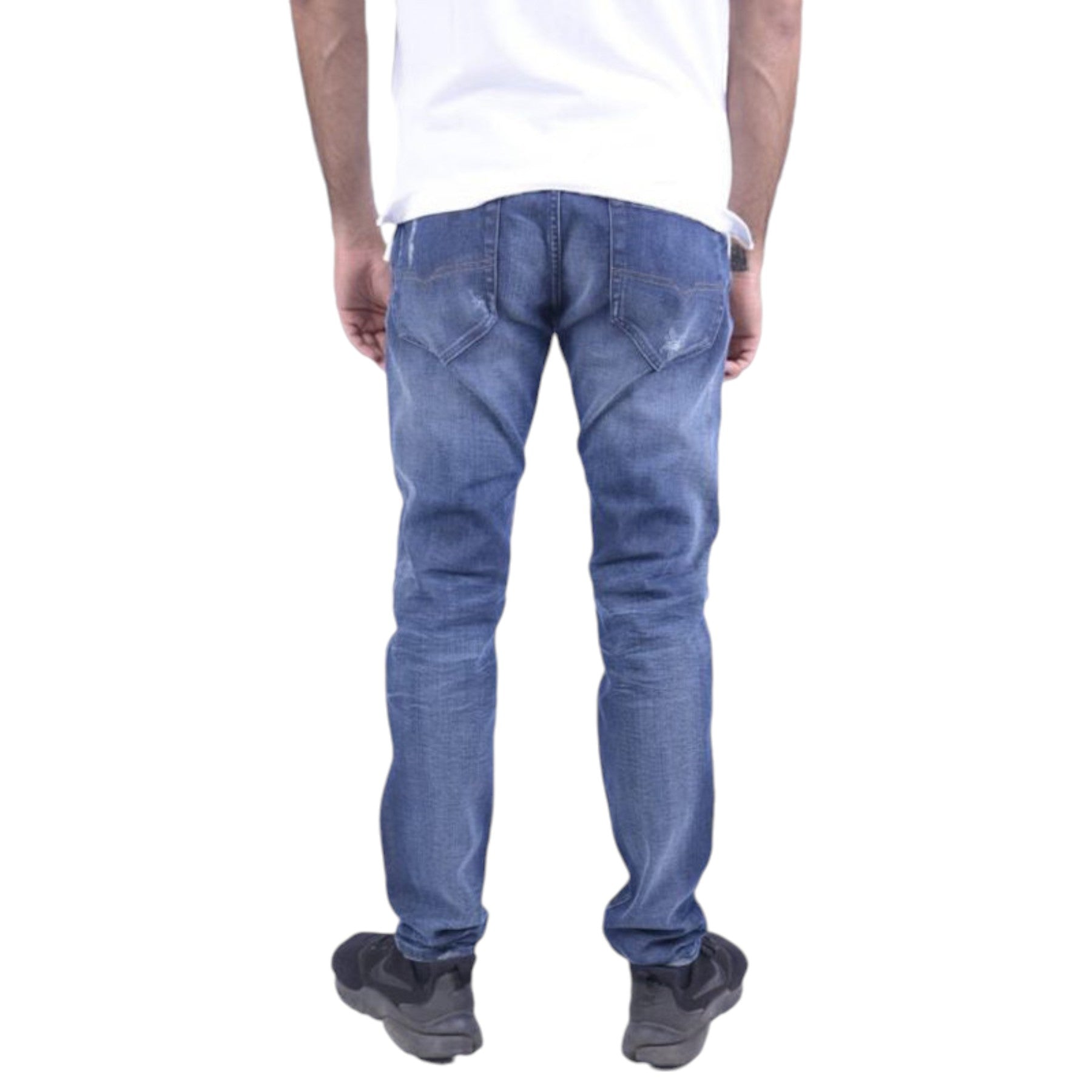 DIESEL THAVAR XP R480R Mens Jeans Stretch Distress Pants Slim Fit Denim Trousers
