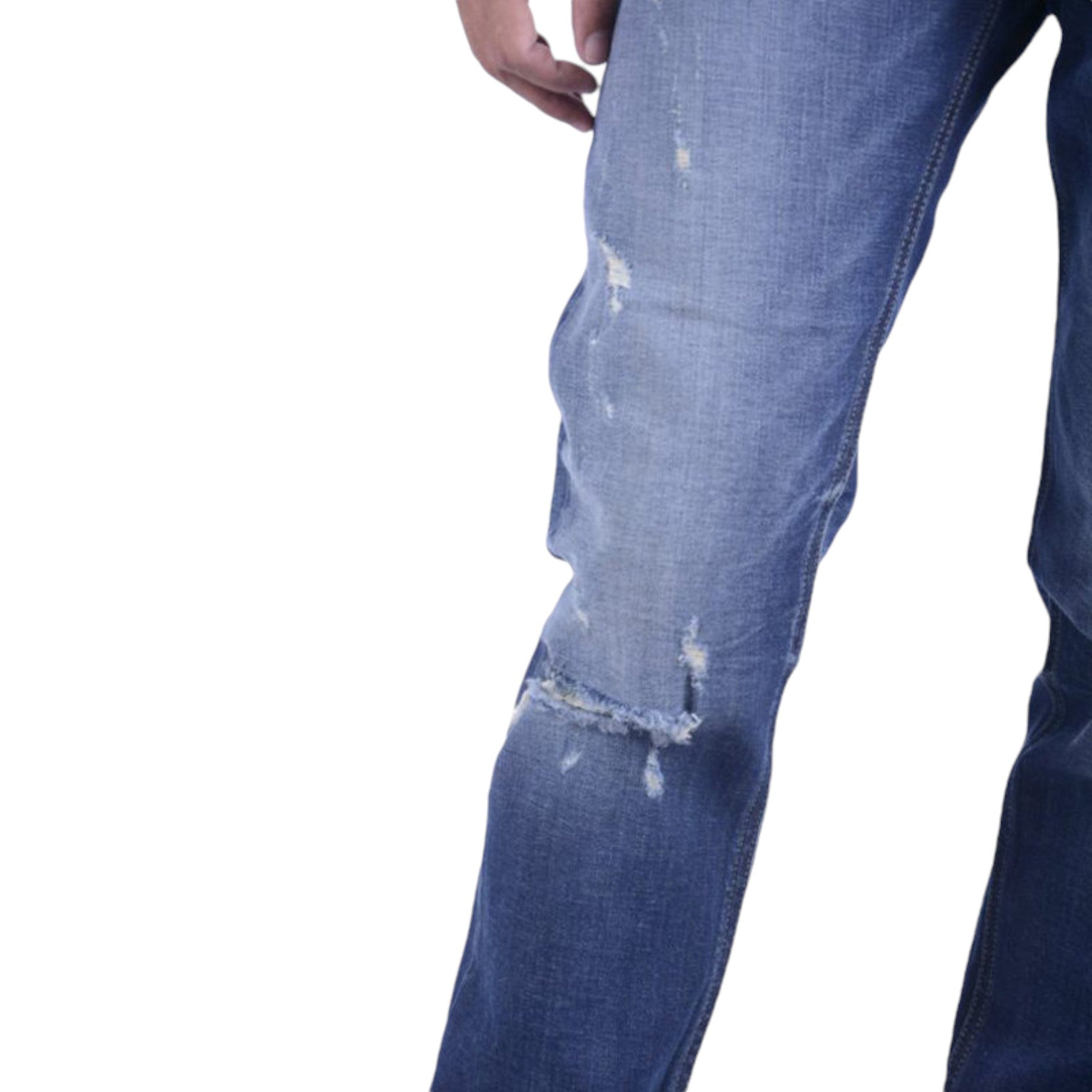 DIESEL THAVAR XP R480R Mens Jeans Stretch Distress Pants Slim Fit Denim Trousers