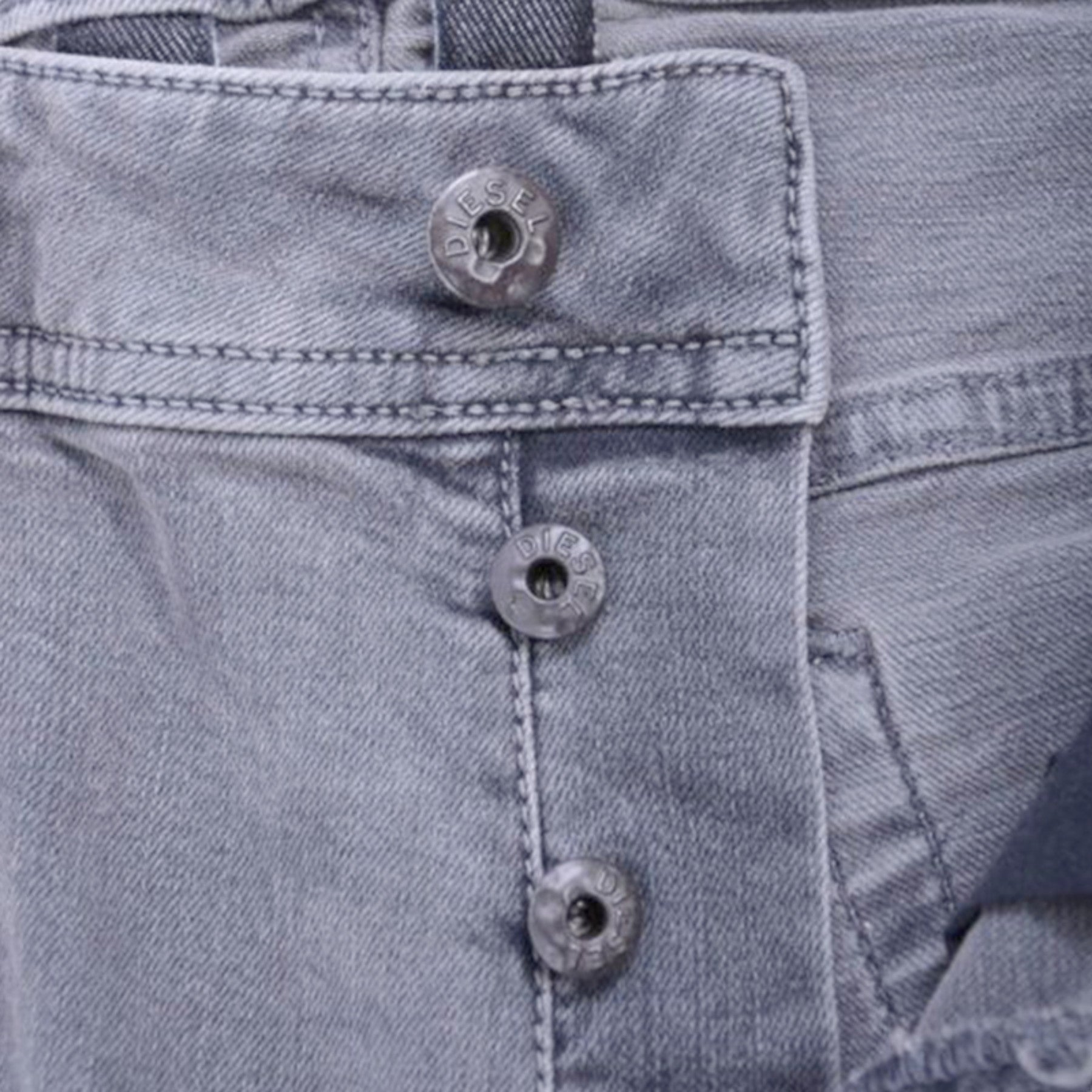 DIESEL TROXER R76Z8 Mens Denim Jeans Stretch Slim Fit Skinny Grey