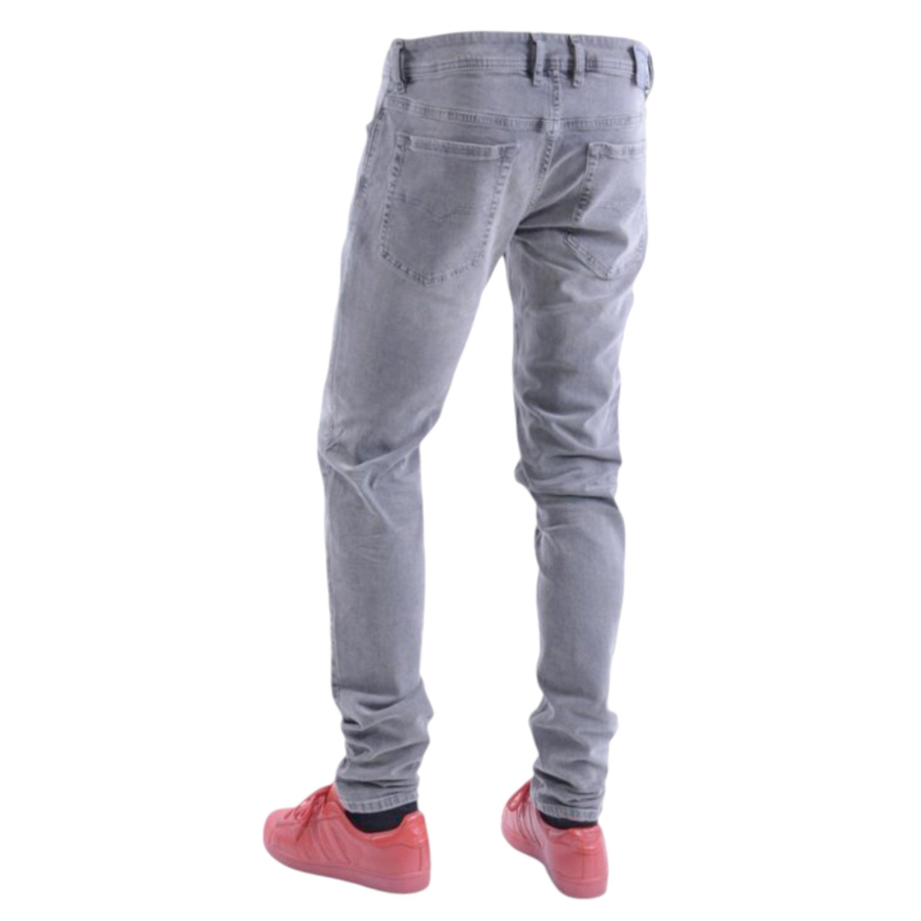 DIESEL TROXER R76Z8 Mens Denim Jeans Stretch Slim Fit Skinny Grey