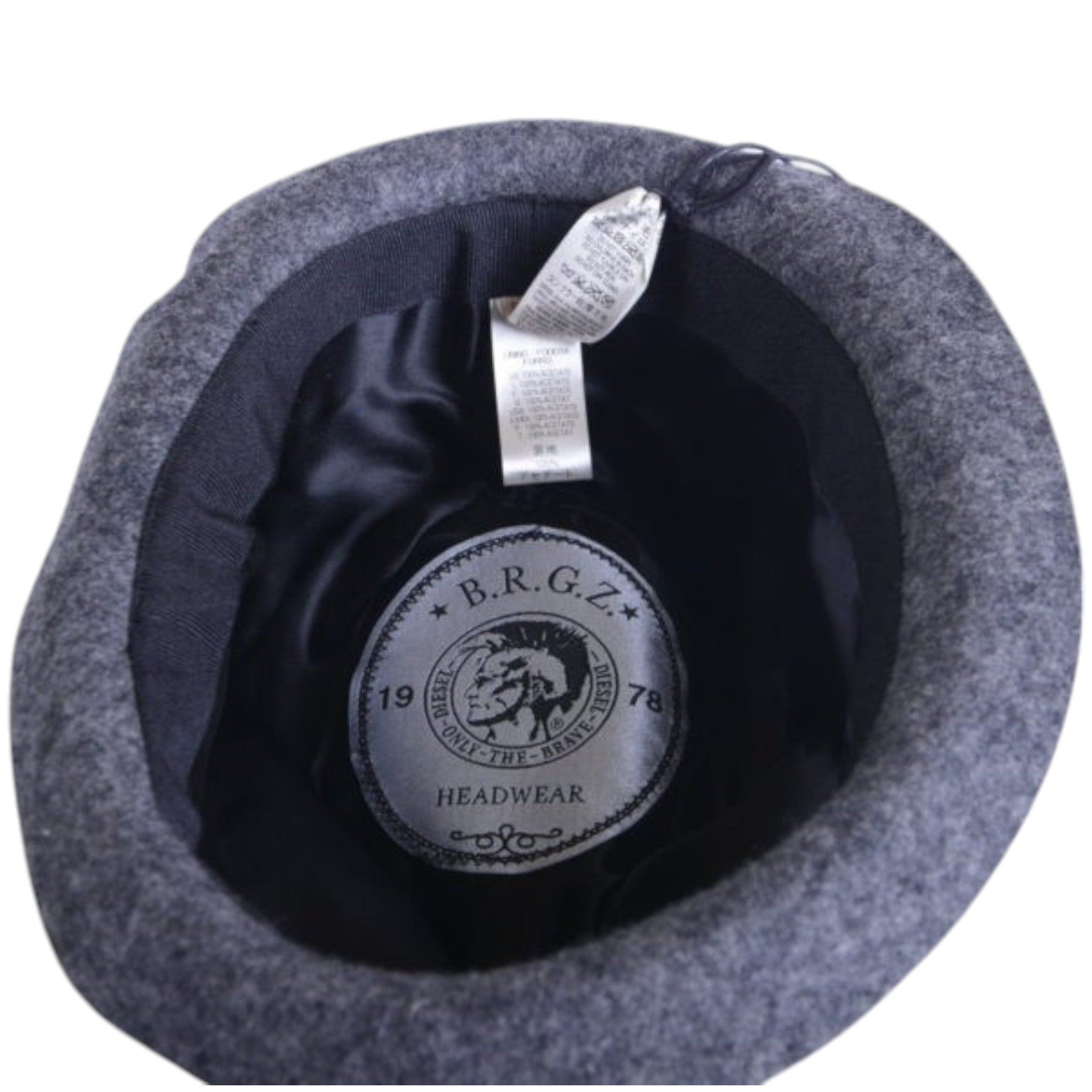 DIESEL CRODOPHYR 0TAAV Womens Fadora Hat Casual Homburg Summer Tribly Cap Italy