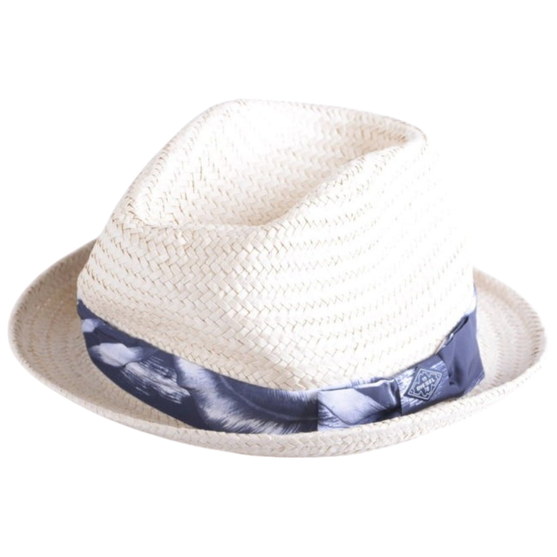 DIESEL CARANX 0AAAC 100 Womens Fadora Hat Casual Homburg Summer Tribly Cap