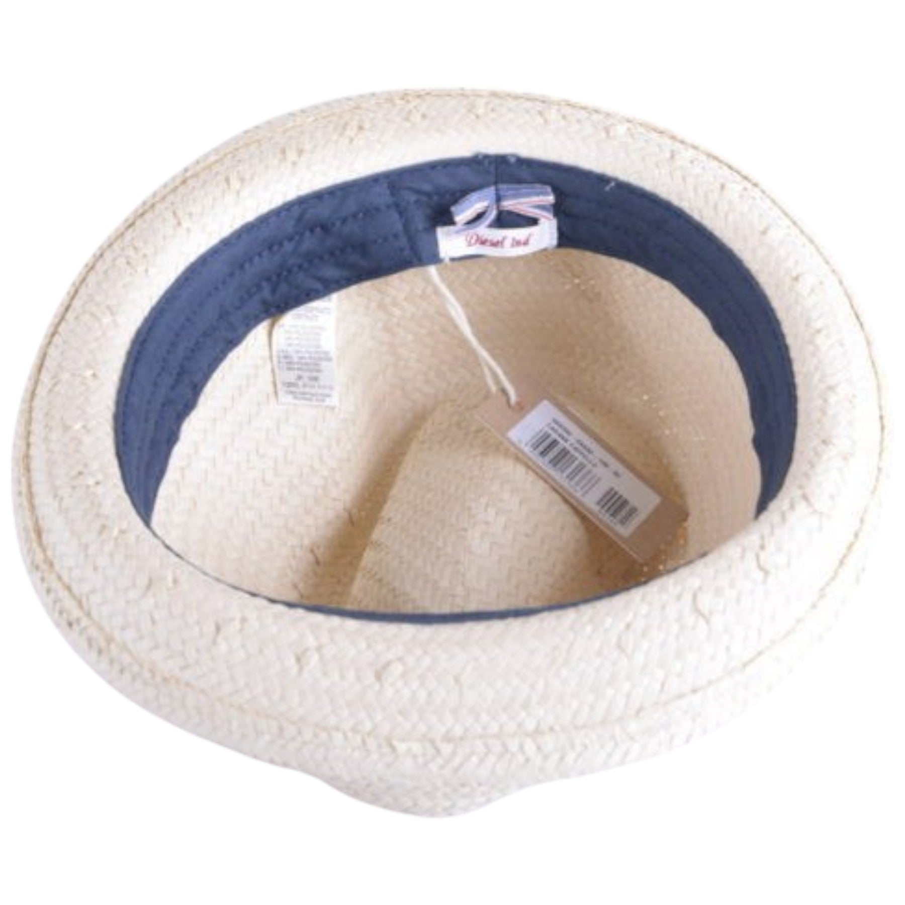 DIESEL CARANX 0AAAC 100 Womens Fadora Hat Casual Homburg Summer Tribly Cap