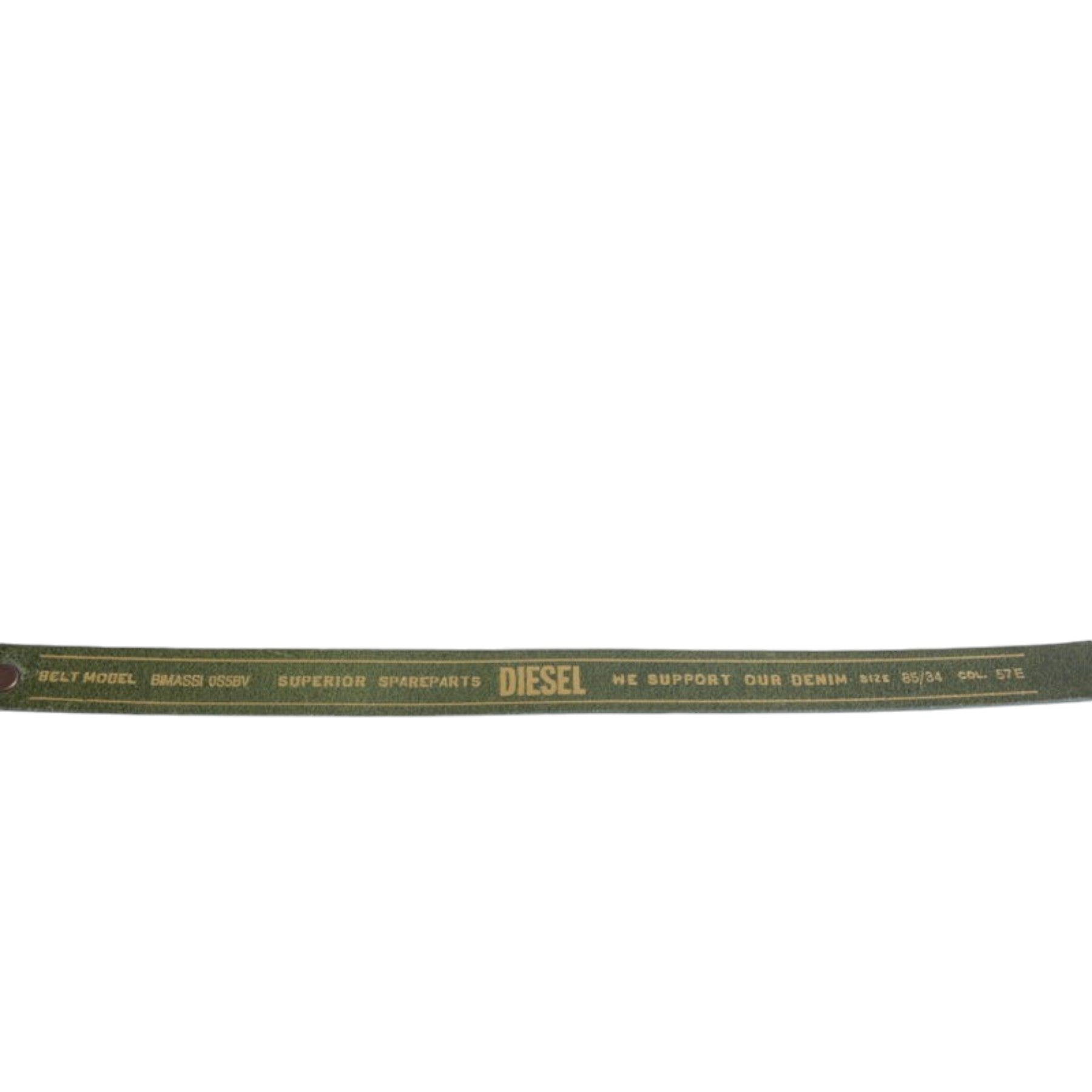 DIESEL BIMASSI 57E Womens Belts Genuine Cow Leather Casual Waist Belt Italy