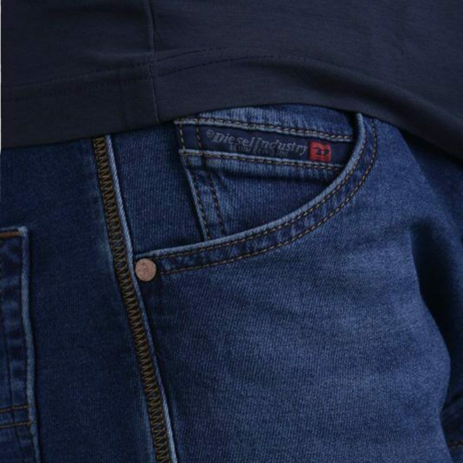 DIESEL KROOLEY R NE 084UB Mens Denim Sweat Jogg Jeans Slim Fit Carrot