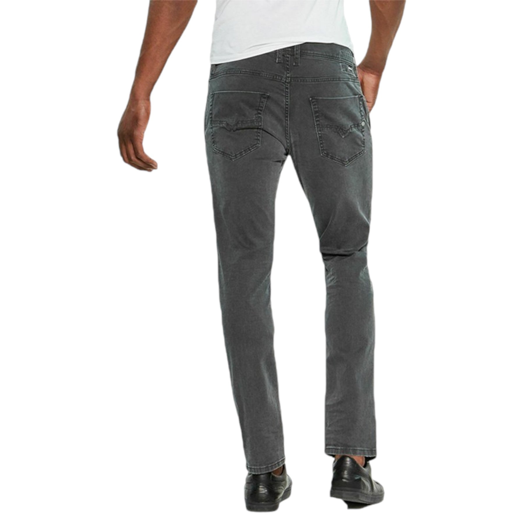 DIESEL KAKEE XP R99P6 Mens Denim Jeans Stretch Cotton Slim Fit Carrot Grey