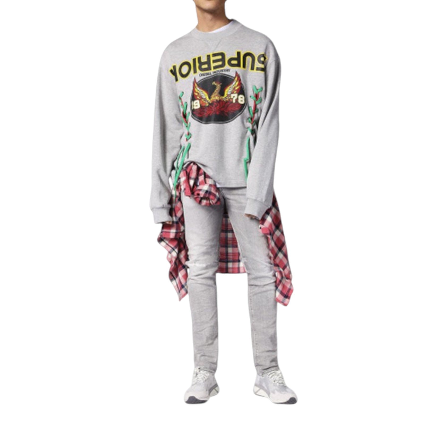 DIESEL BUSTER 0699J Mens Denim Jeans Stretch Regular Slim Tapered Light Grey