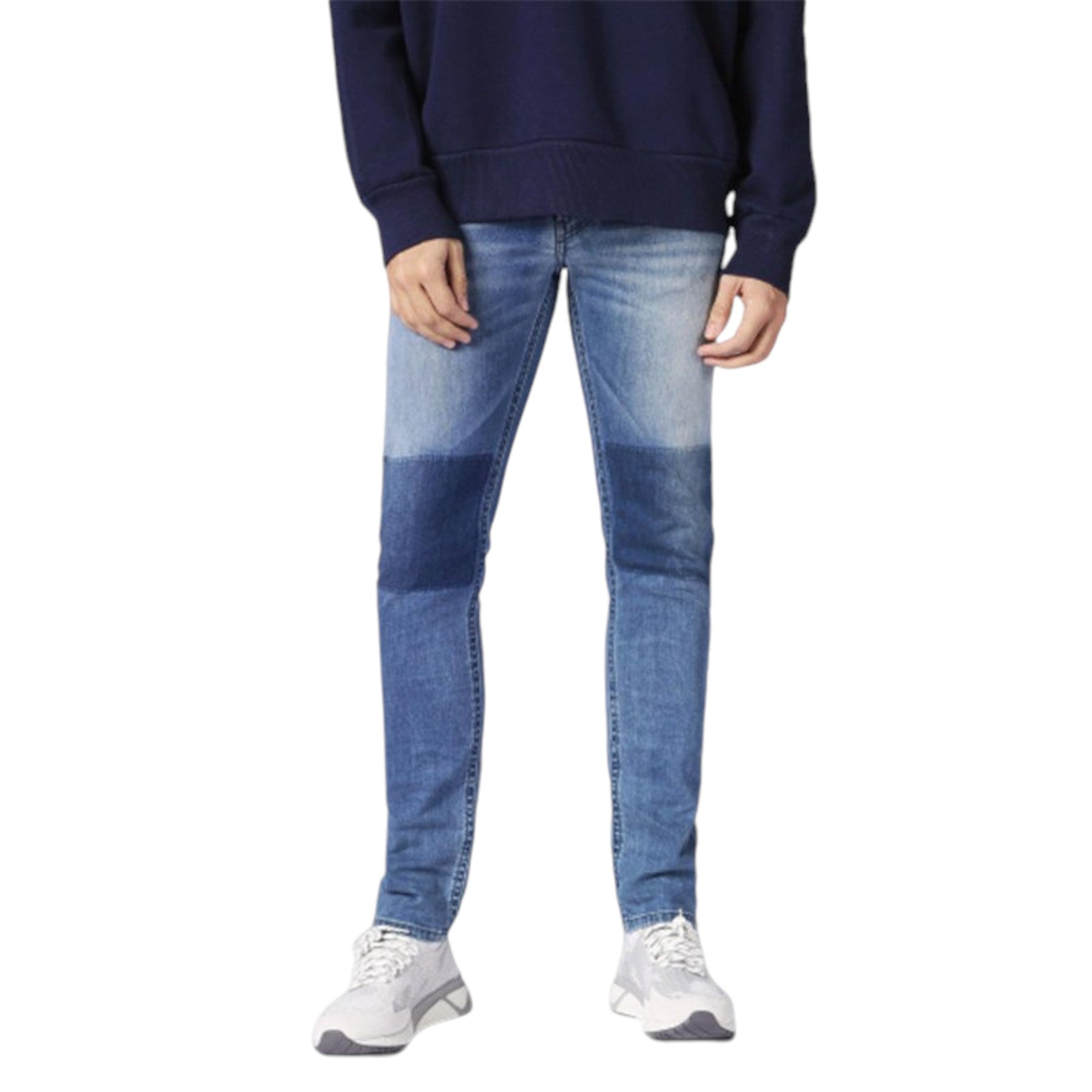 DIESEL THOMMER 084SM Mens Denim Jeans Distressed Lyocell Stretch Slim Fit Skinny