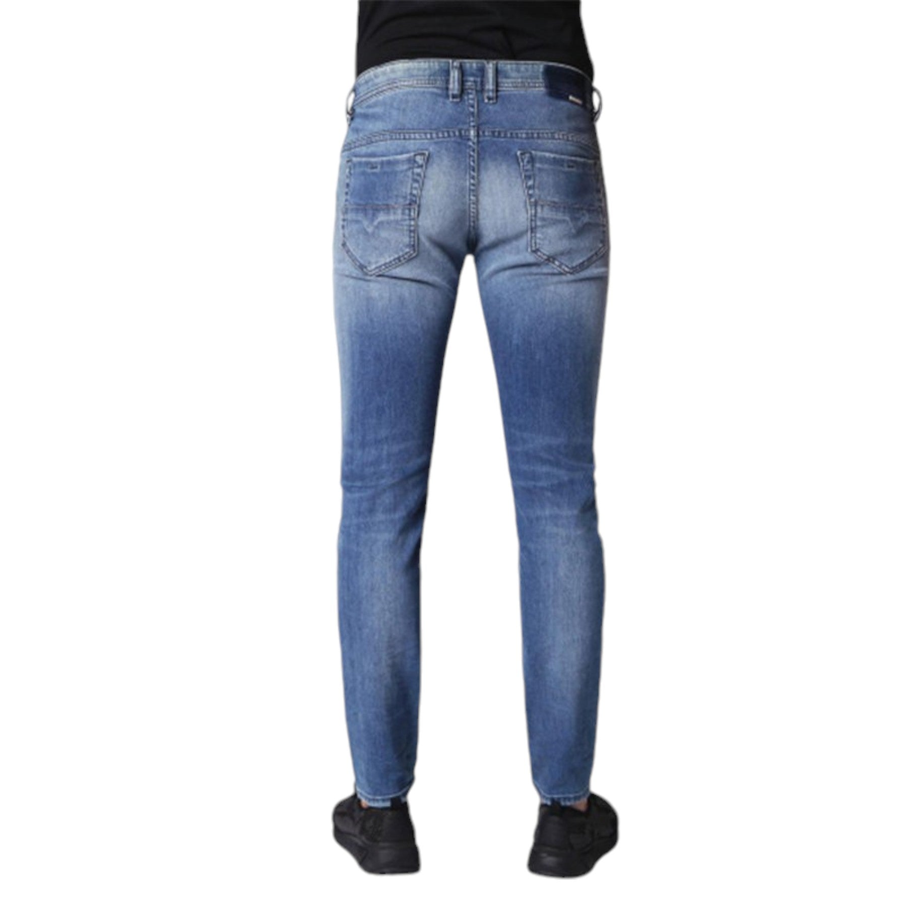 DIESEL THOMMER 084SM Mens Denim Jeans Distressed Lyocell Stretch Slim Fit Skinny