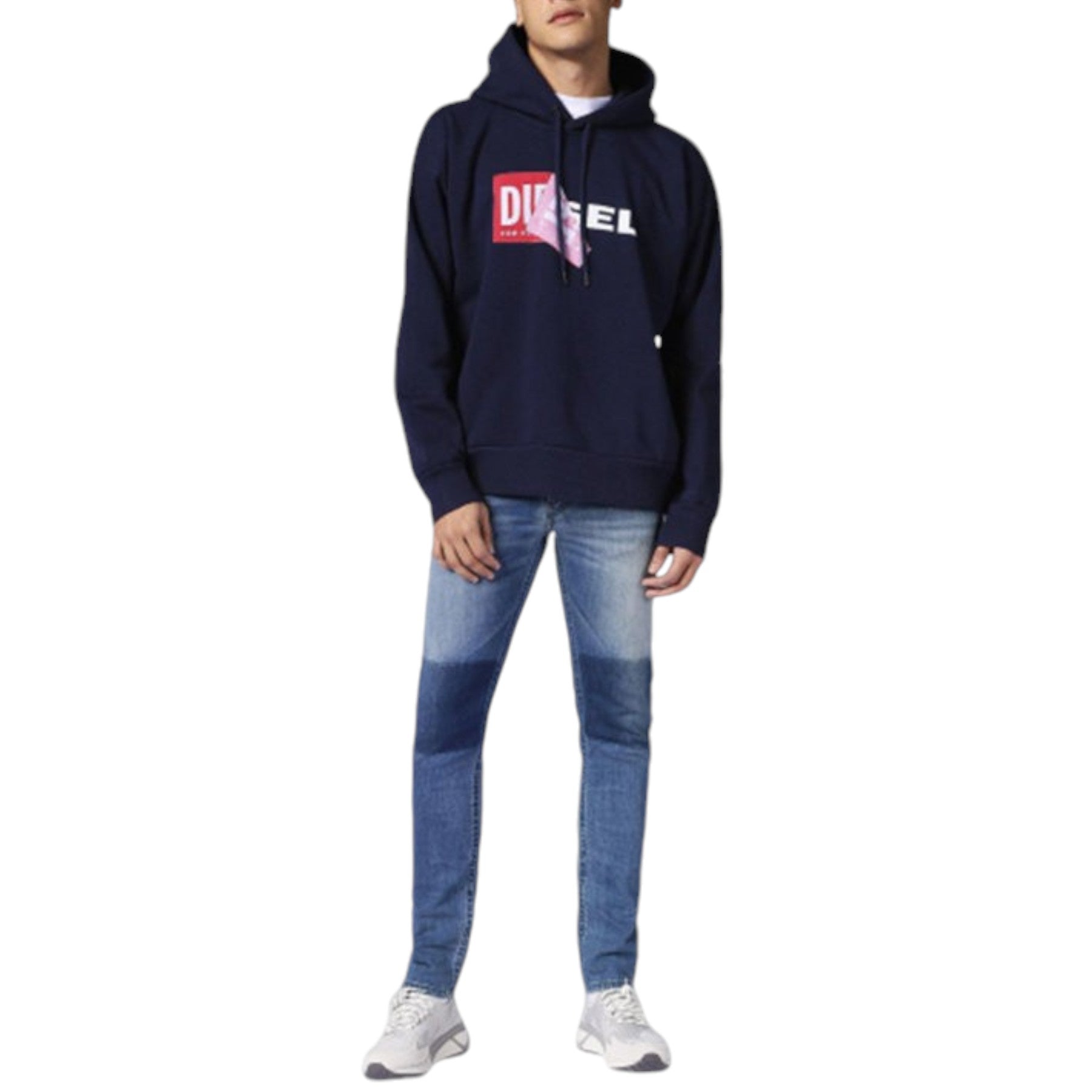 DIESEL THOMMER 084SM Mens Denim Jeans Distressed Lyocell Stretch Slim Fit Skinny