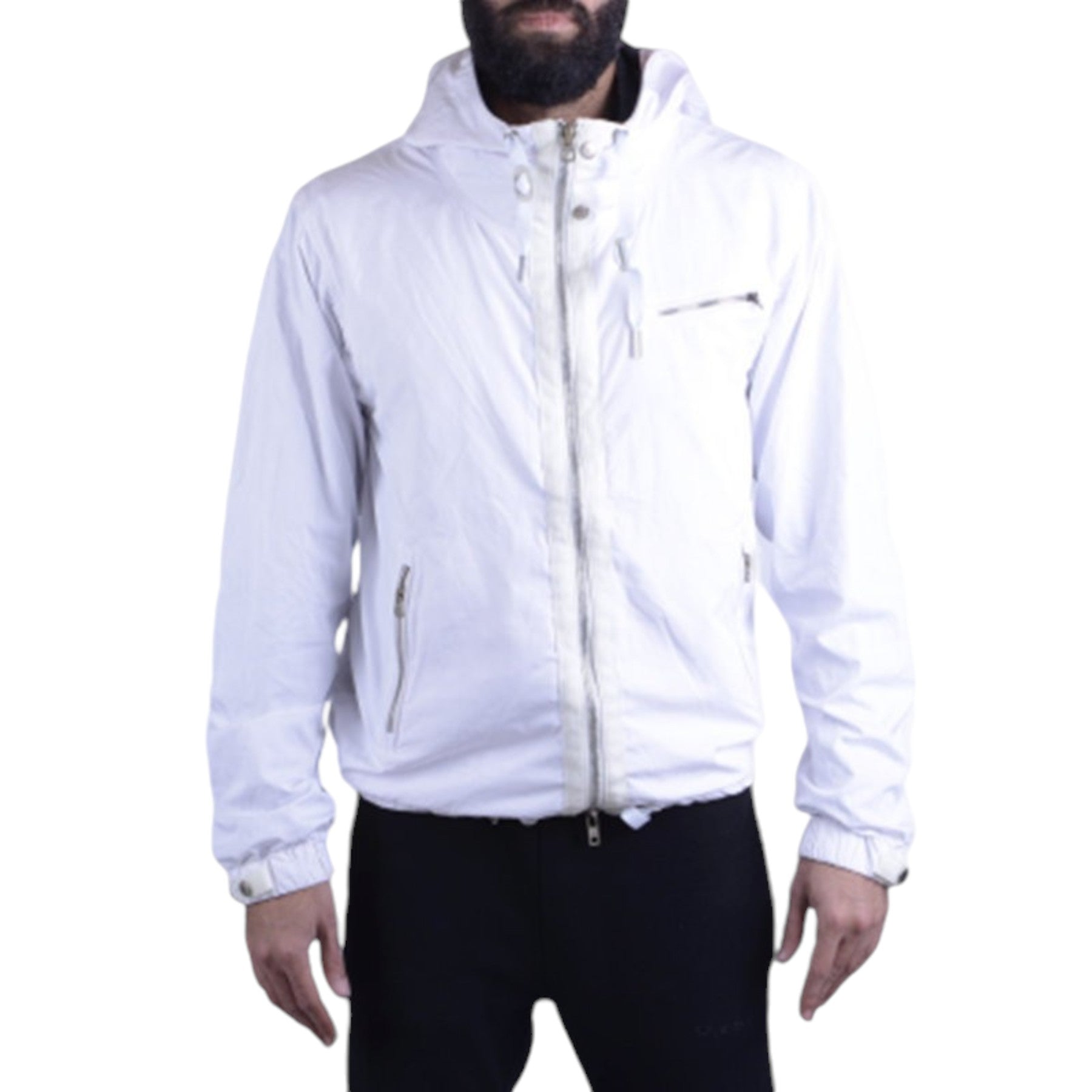 DIESEL J HAJO 0JADS Mens Jacket Hooded Light Weight Zipped Casual Winter Coat