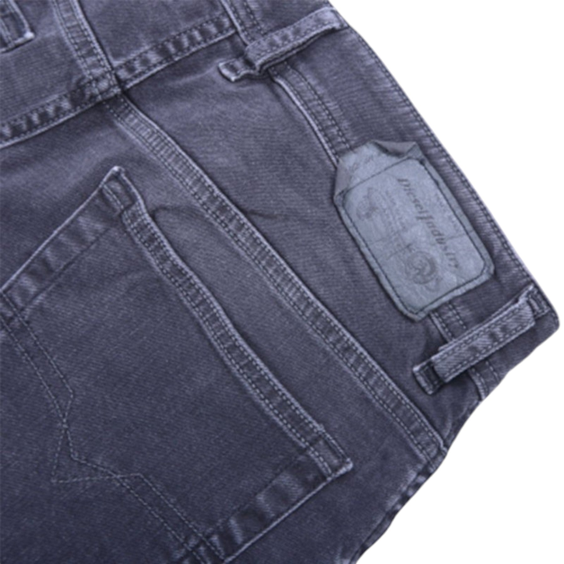 DIESEL TROXER R9F66 Mens Denim Jeans Cotton Stretch Slim Fit Skinny Dark Grey