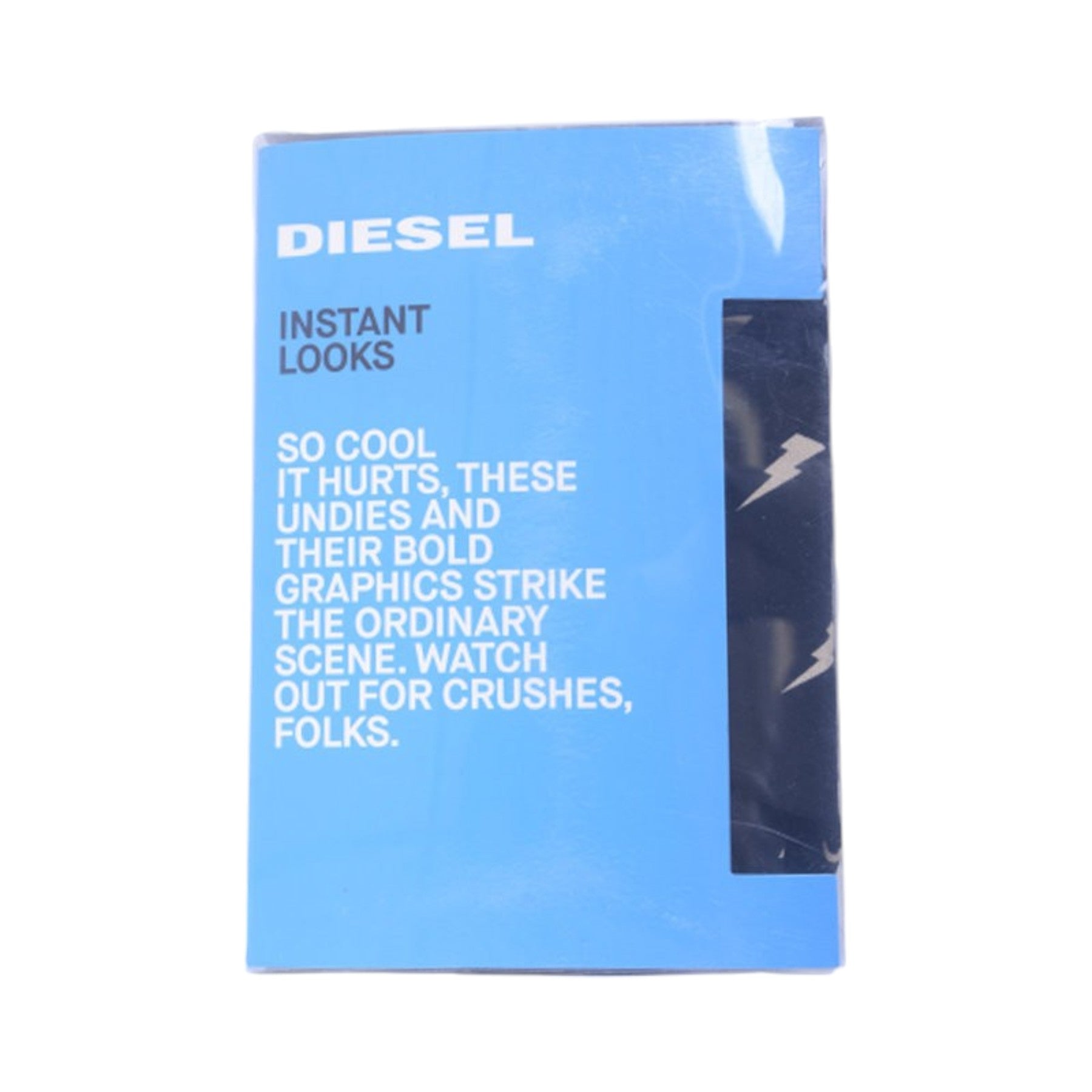 DIESEL UMBX SHAWN SEASONAL Mens Boxer Trunk Shorts Single Pack Underwear Black