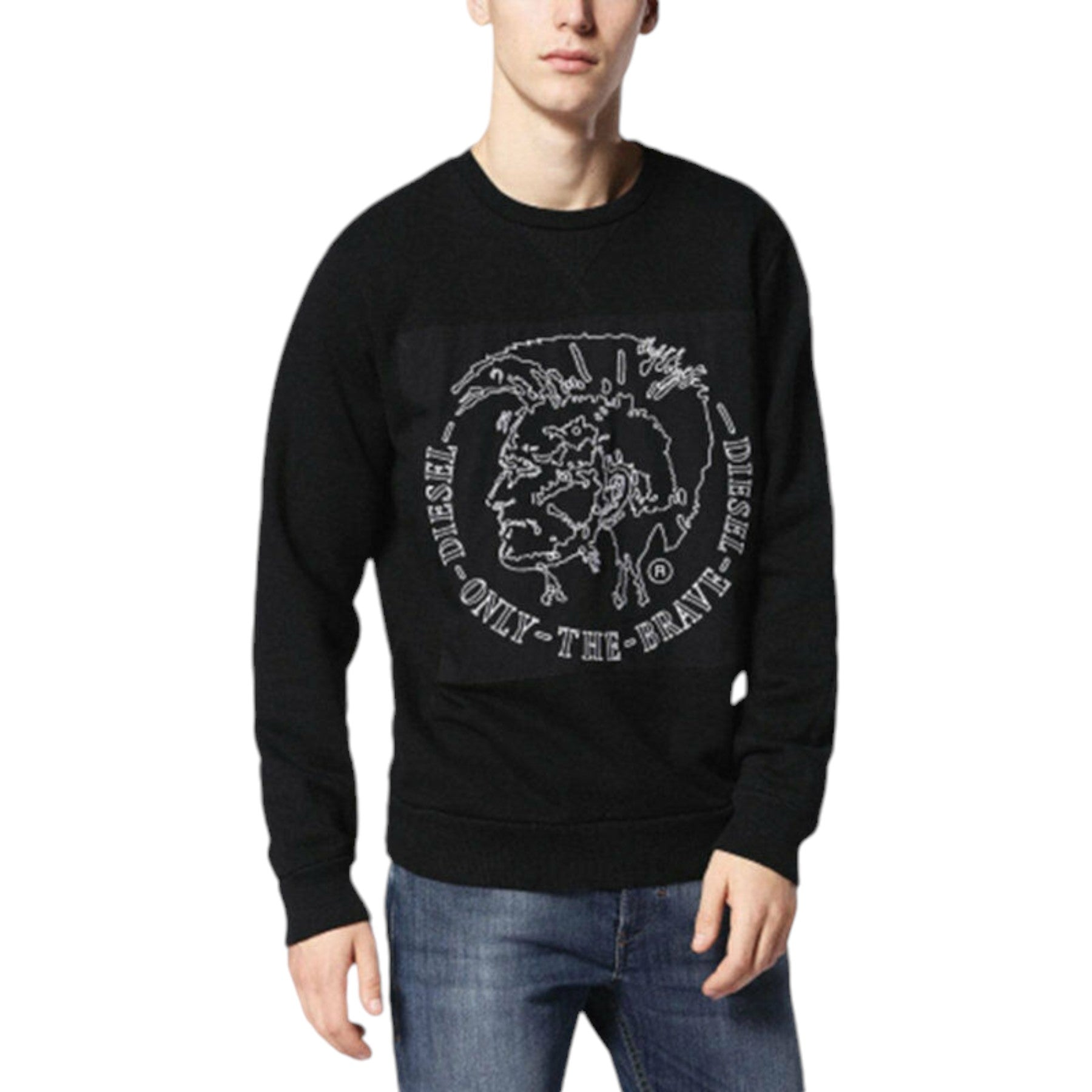 Diesel sweatshirt mens sale