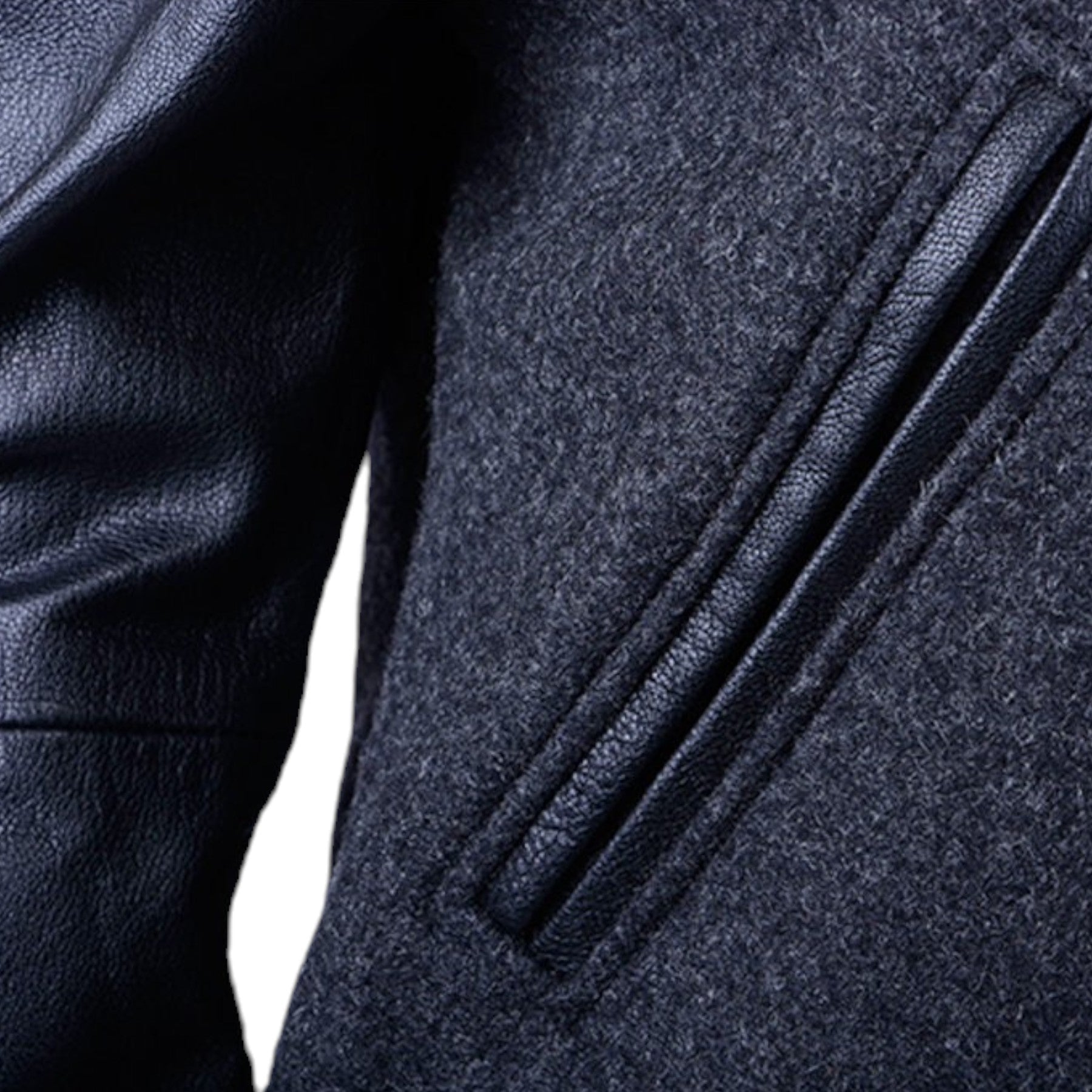 DIESEL L CREW Womens Varsity Jacket Black Leather Long Sleeve Baseball Coat