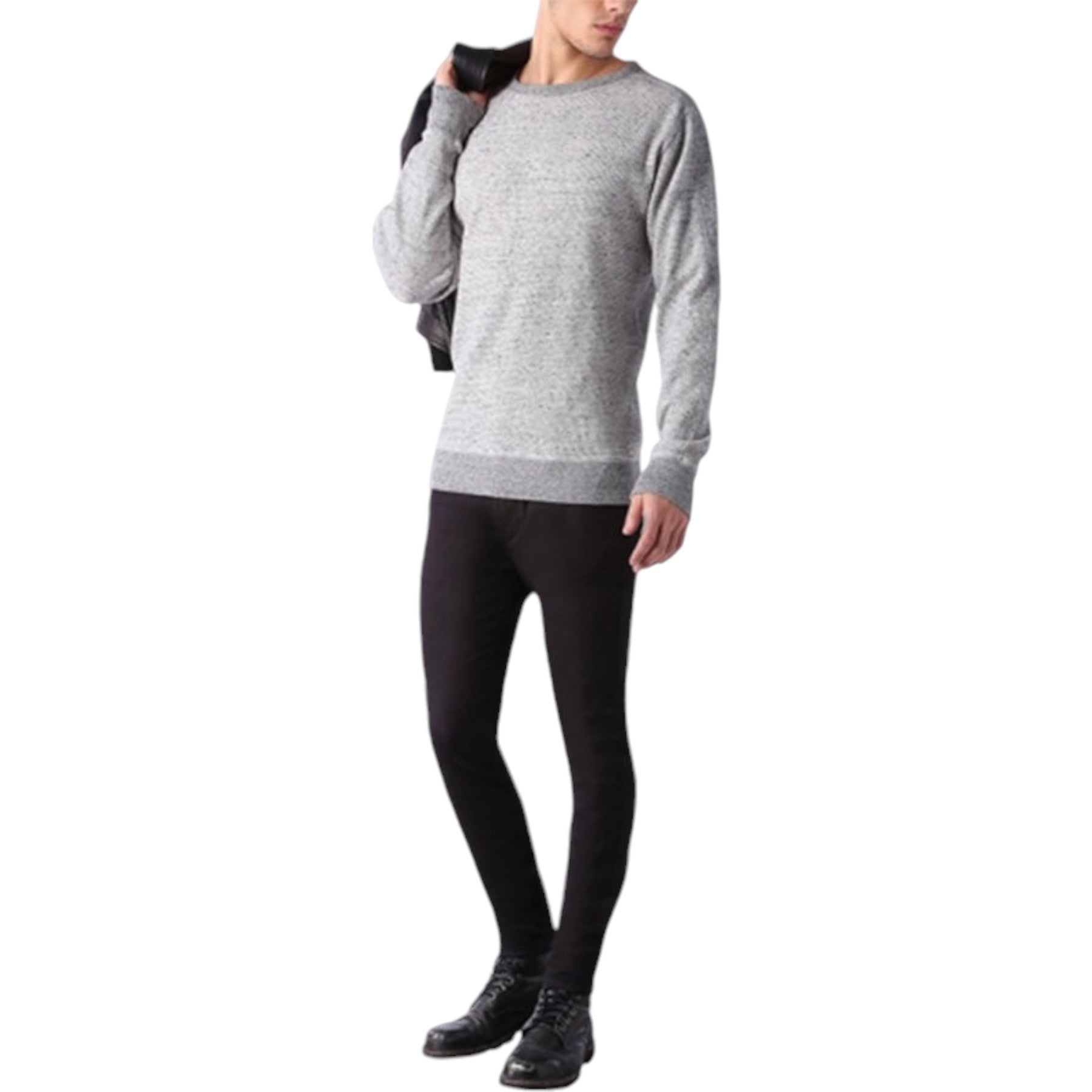 DIESEL S ERASTOS Mens Sweatshirt Crew Neck Long Sleeve Casual Pullover Jumper