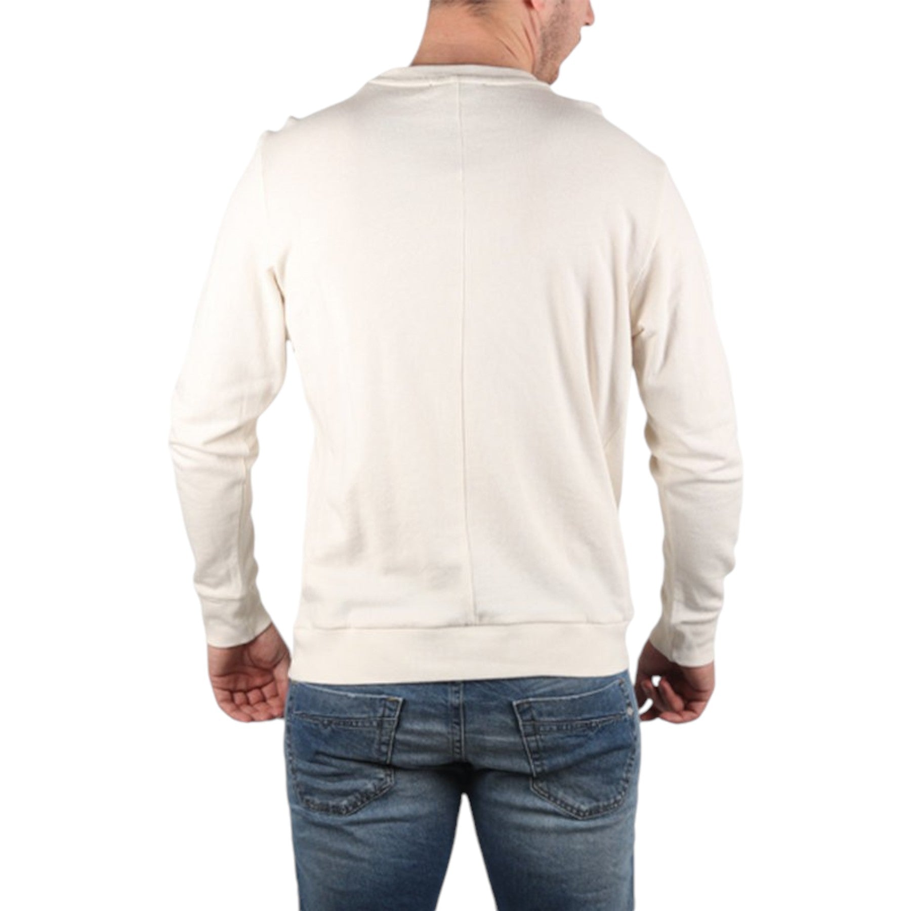 DIESEL S DANT 129 Mens Sweatshirt Crew Neck Long Sleeve Casual Pullover Jumper