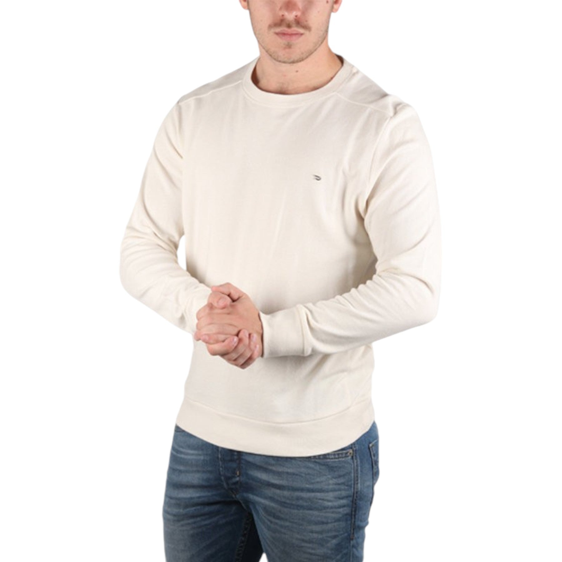 DIESEL S DANT 129 Mens Sweatshirt Crew Neck Long Sleeve Casual Pullover Jumper