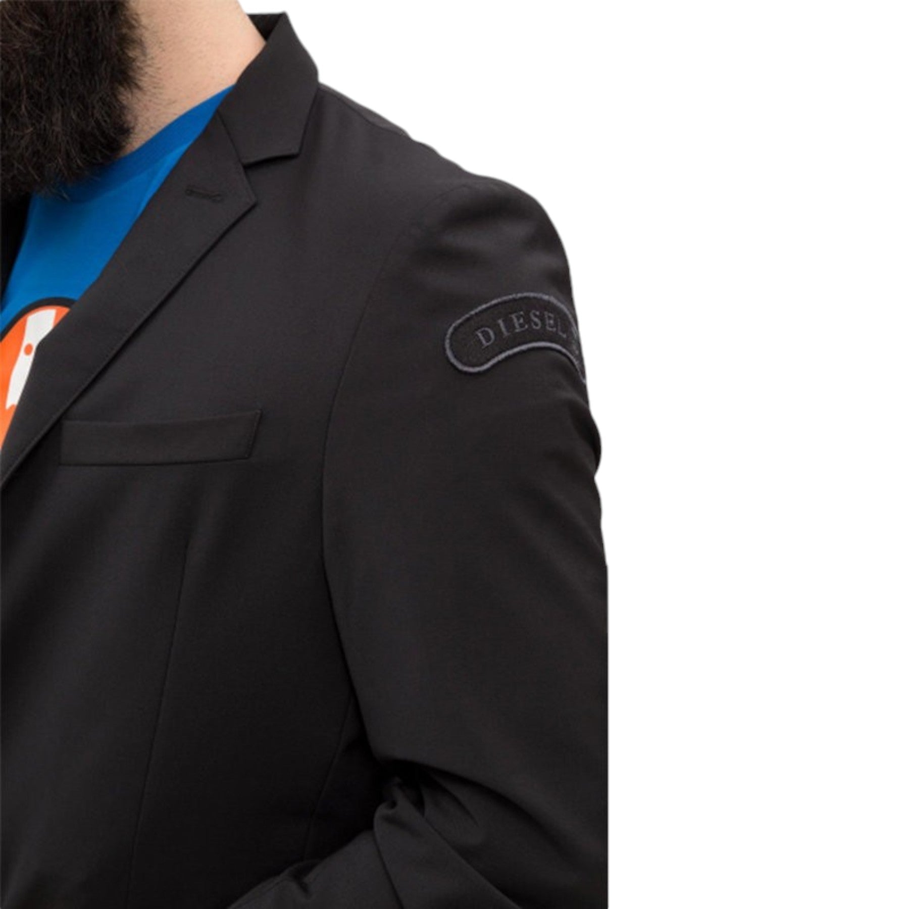 DIESEL J ETERYS Mens Suit Separate Blazer Casual Reversible Wool Blazer Italy