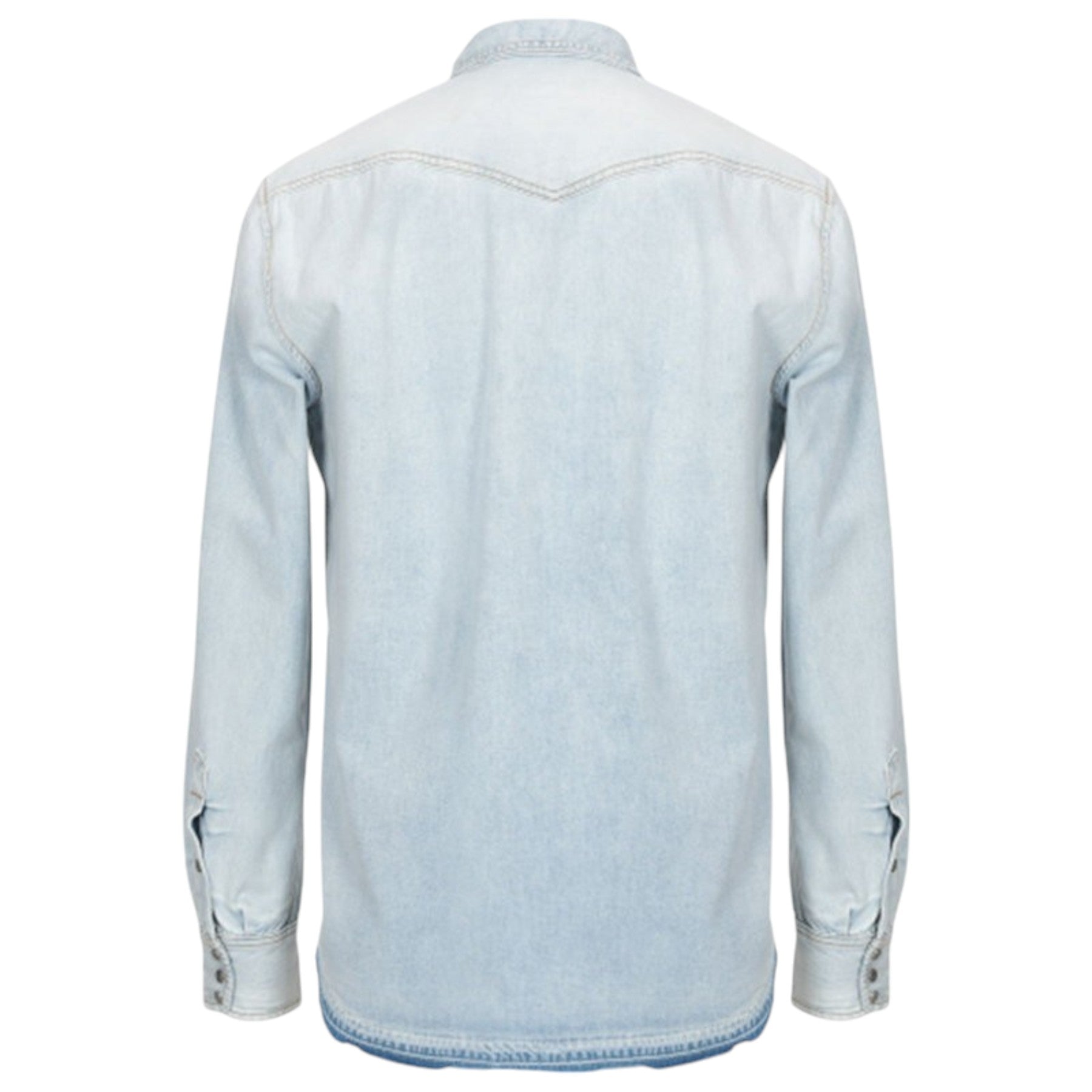 DIESEL D Rooke Chemise 0GARU Mens Denim Shirt Long Sleeve Casual Western Shirt