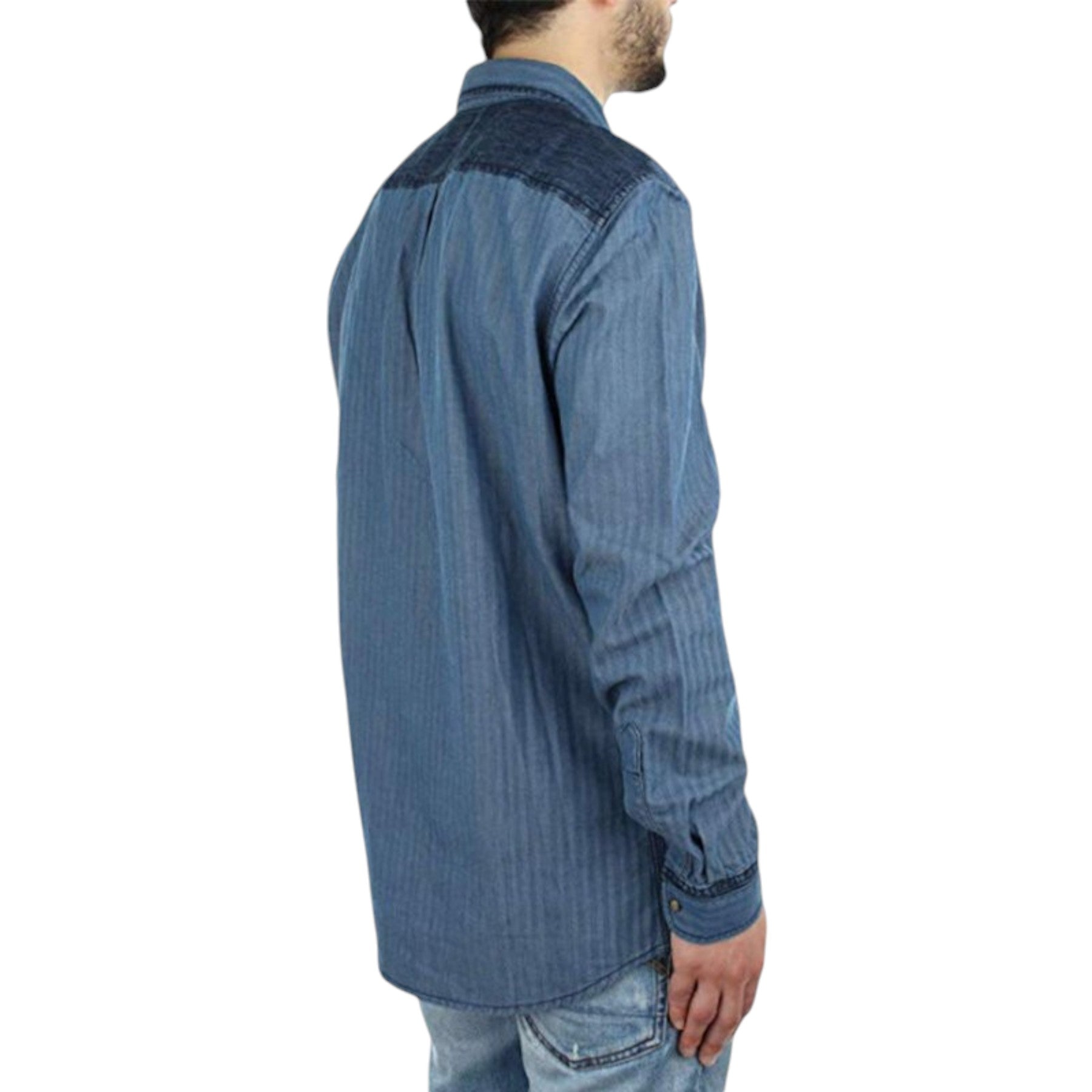 DIESEL D JERRY CHEMISE 0TAOF Mens Shirt Summer Long Sleeve Casual Cotton Shirt