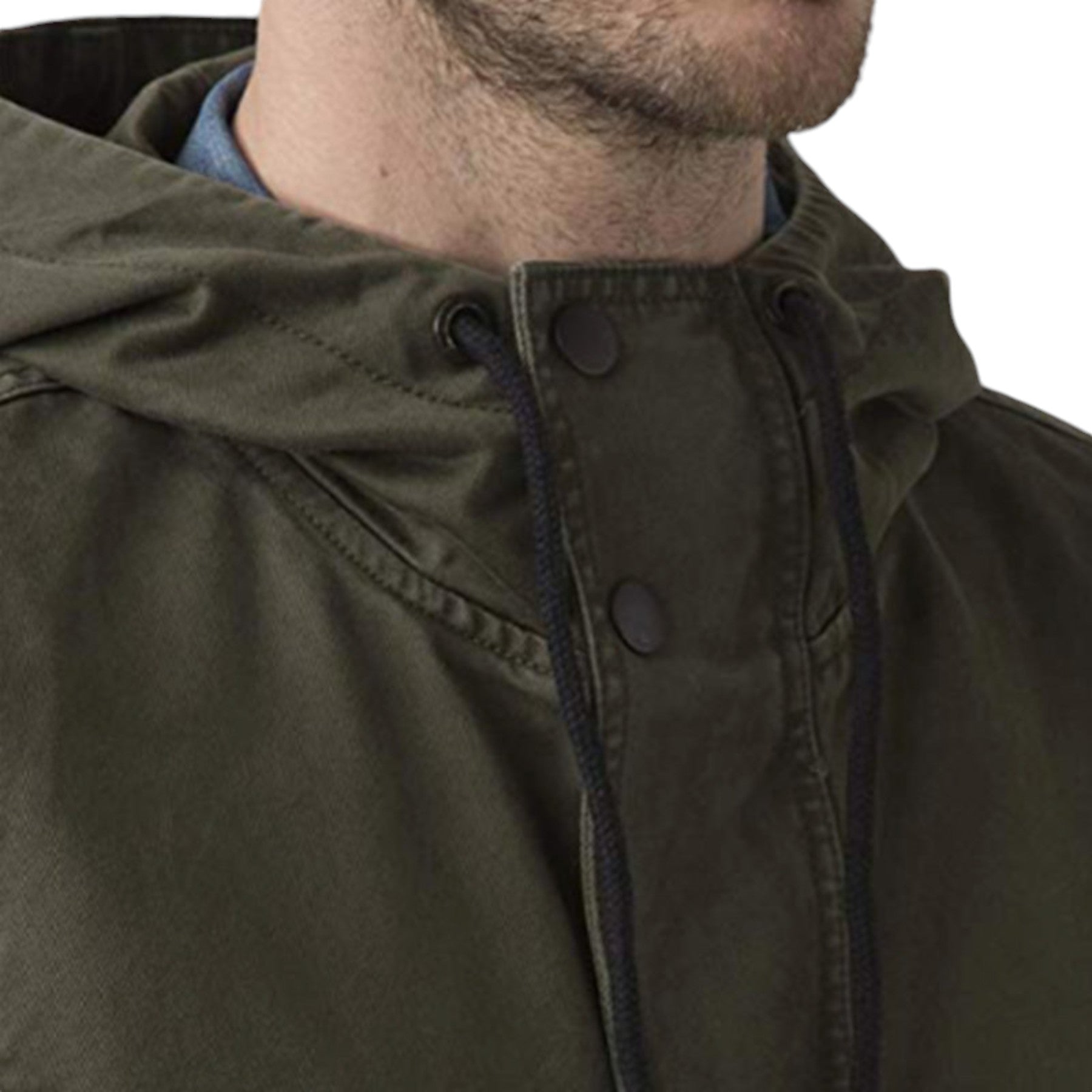 DIESEL J MINAS Mens Parka Jacket Hooded Olive Flip Pockets Casual Outwear Coat