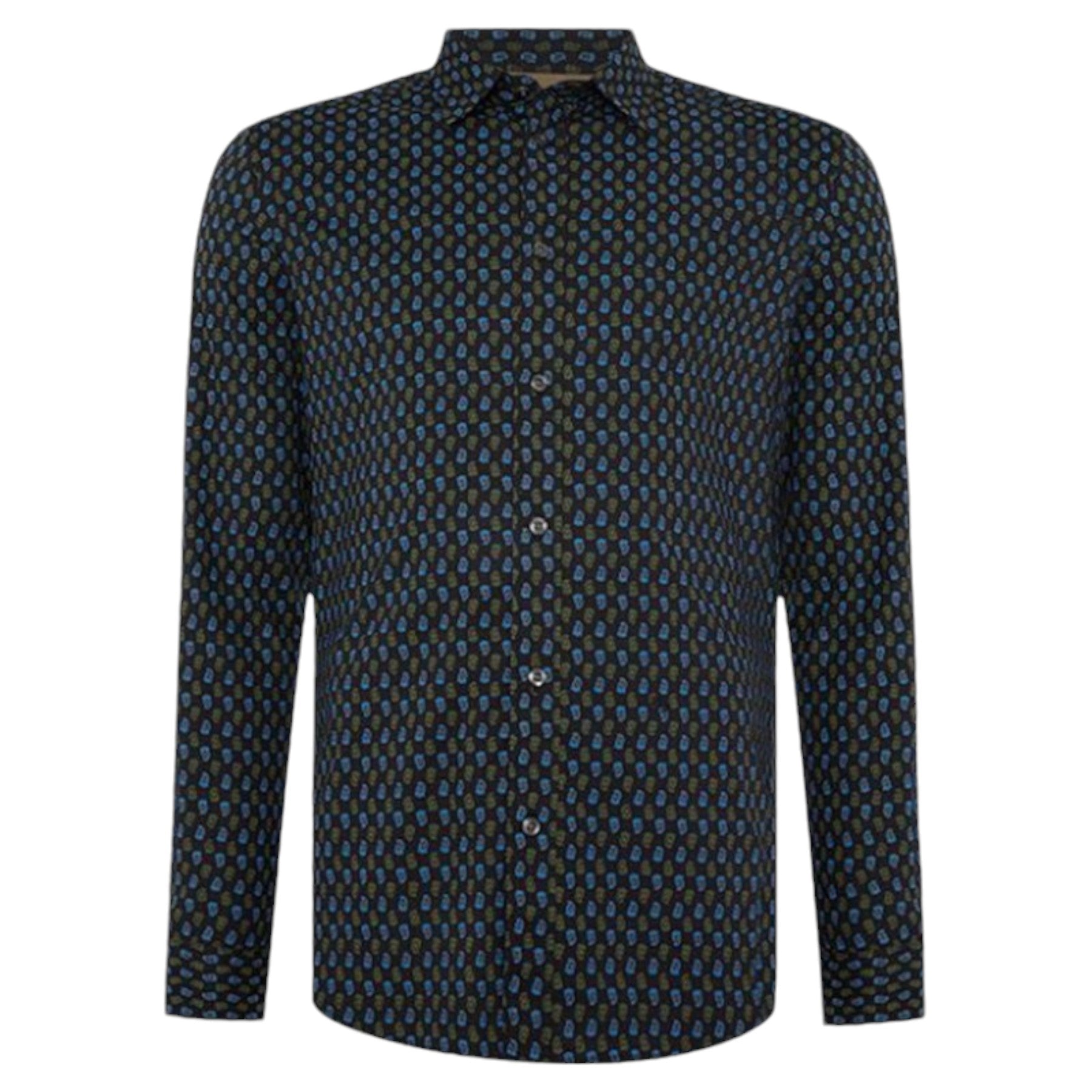 DIESEL S LEP 900 Mens Shirt Summer Long Sleeve Slim fit Casual Cotton Shirt