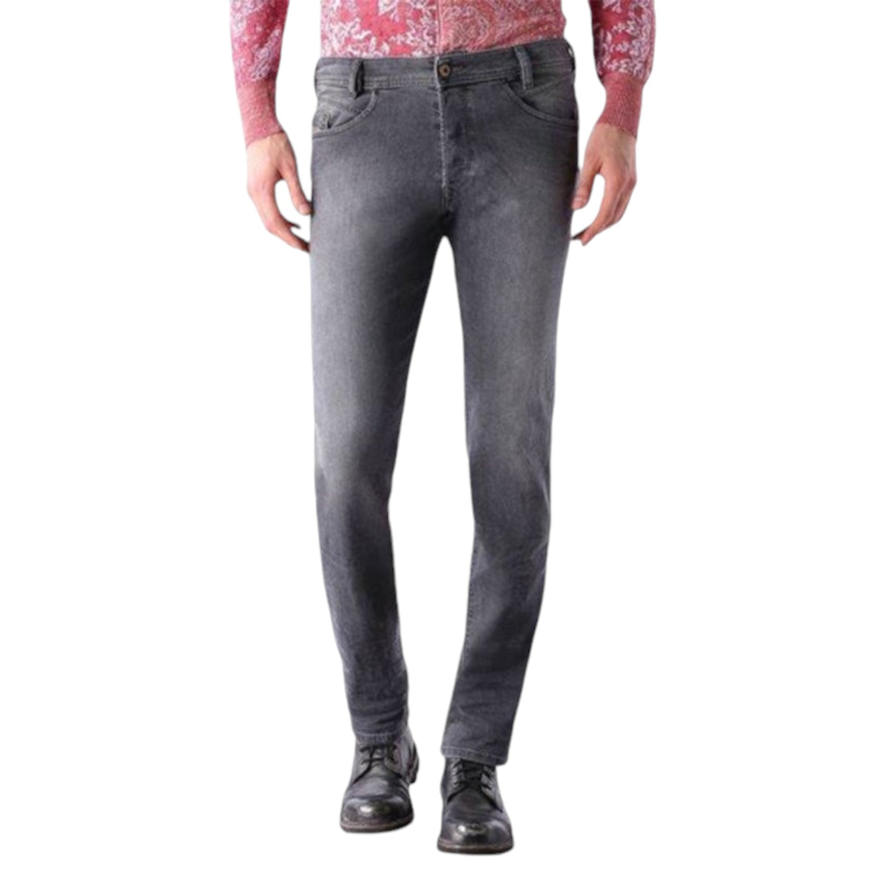 DIESEL IAKOP 0662U Mens Denim Jeans Stretch Regular Slim Tapered Casual Pants