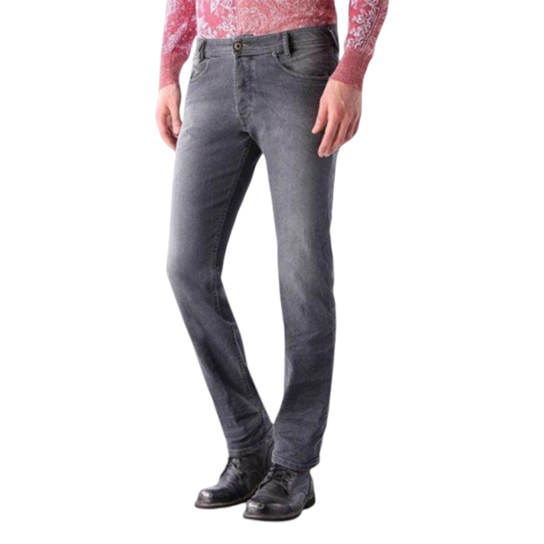 DIESEL IAKOP 0662U Mens Denim Jeans Stretch Regular Slim Tapered Casual Pants