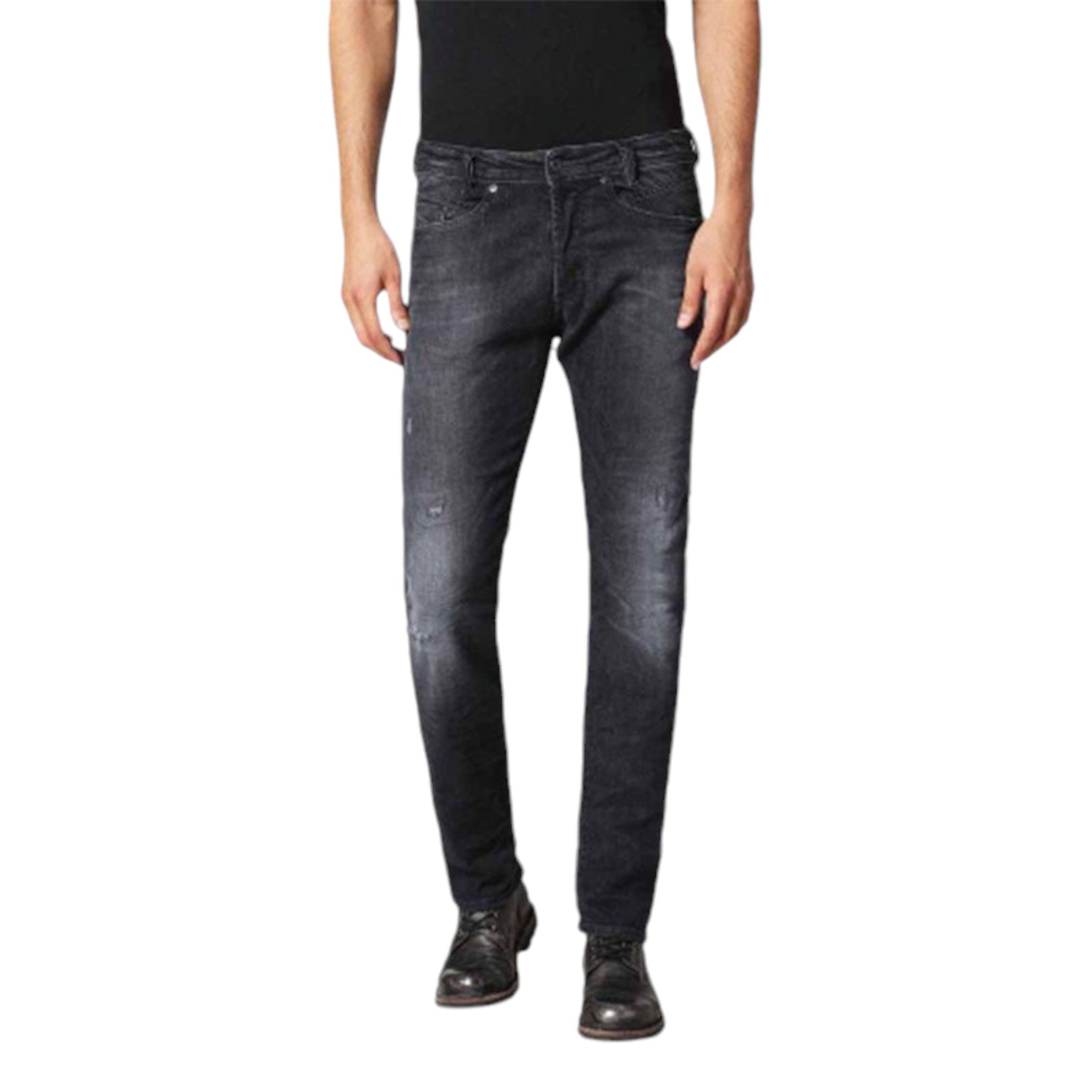 DIESEL AKEE 0683Q Mens Denim Jeans Stretch Regular Slim Tapered Casual Pants