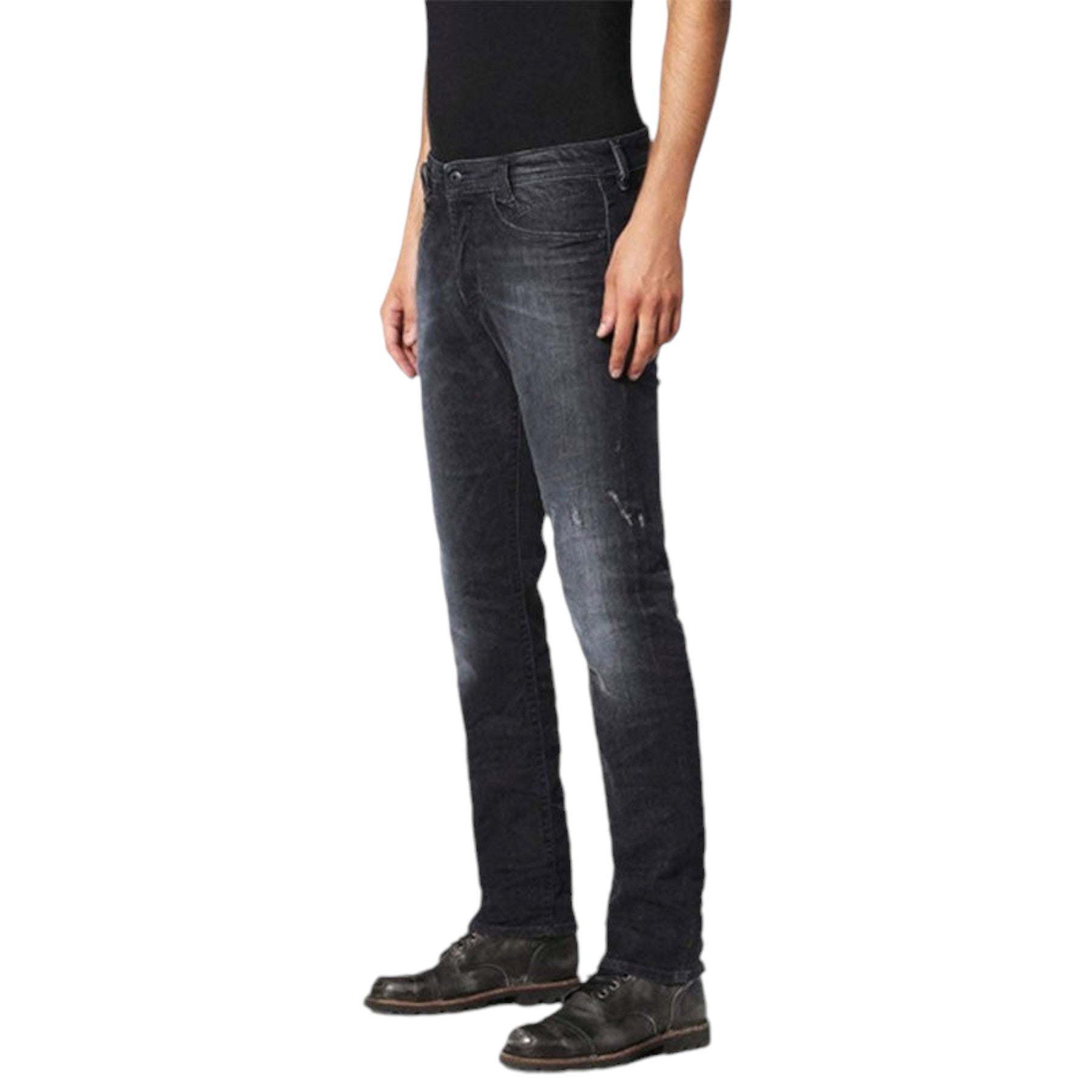 DIESEL AKEE 0683Q Mens Denim Jeans Stretch Regular Slim Tapered Casual Pants