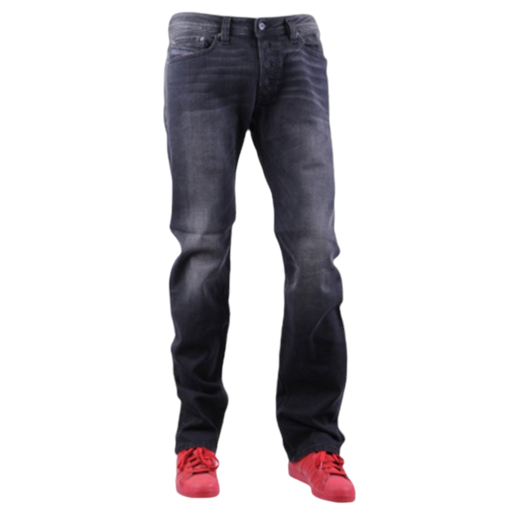 DIESEL VIKER 0RZ67 Mens Denim Jeans Stretch Regular Fit Straight Casual Pants