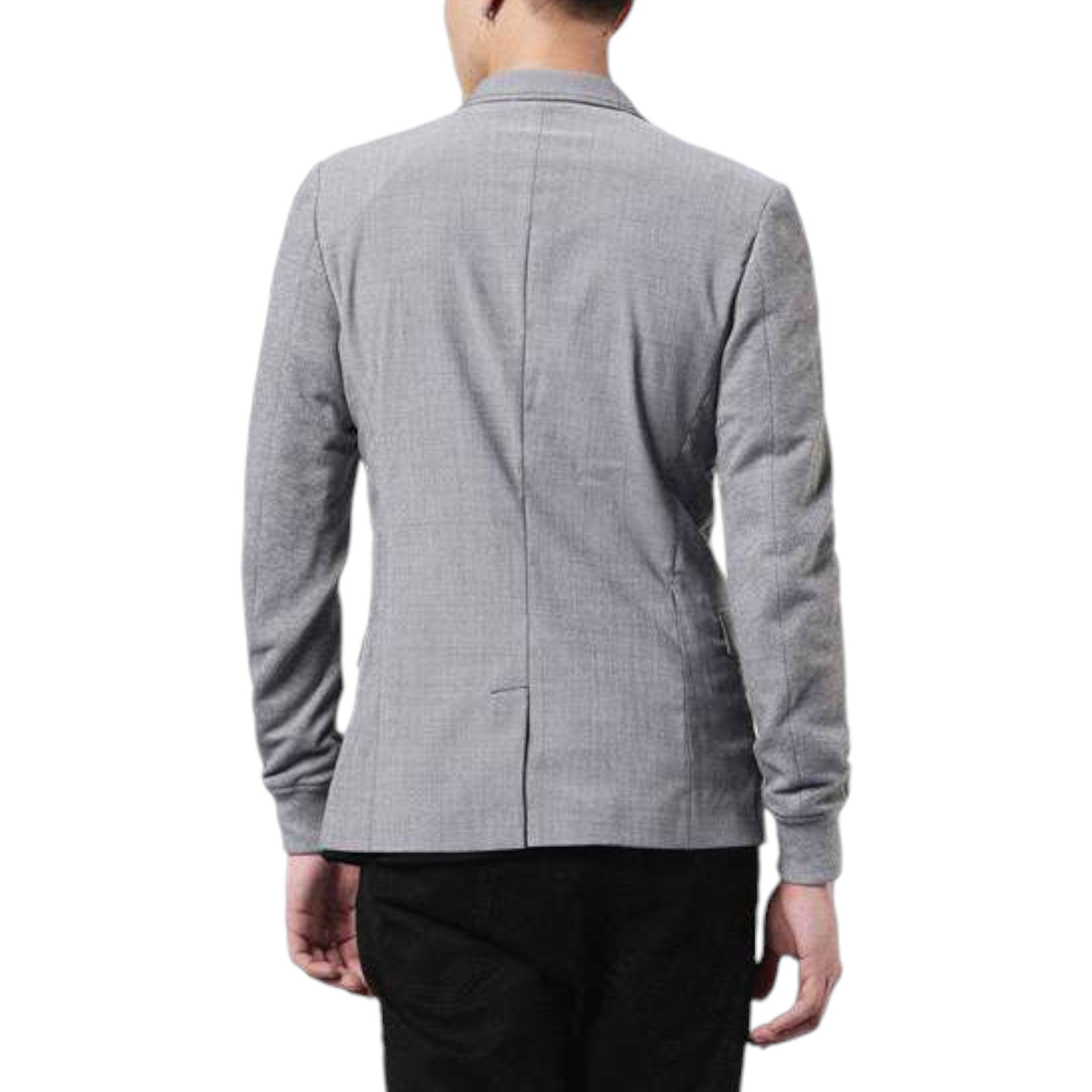 DIESEL J DONK 96X Mens Wool Blazer Lapel Neckline Grey Casual Blazer Jacket
