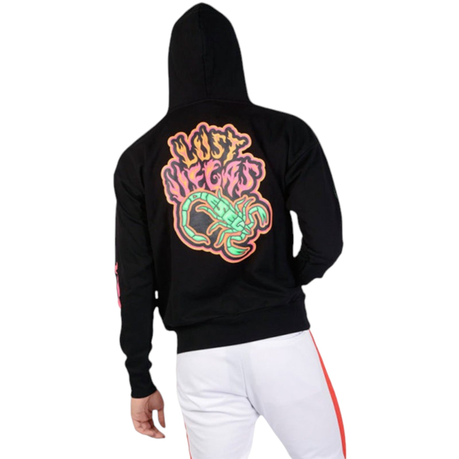 DIESEL S ALBY SC 900 Mens Sweatshirt Pullover Hoodie Fluo Printed Lounge Wear