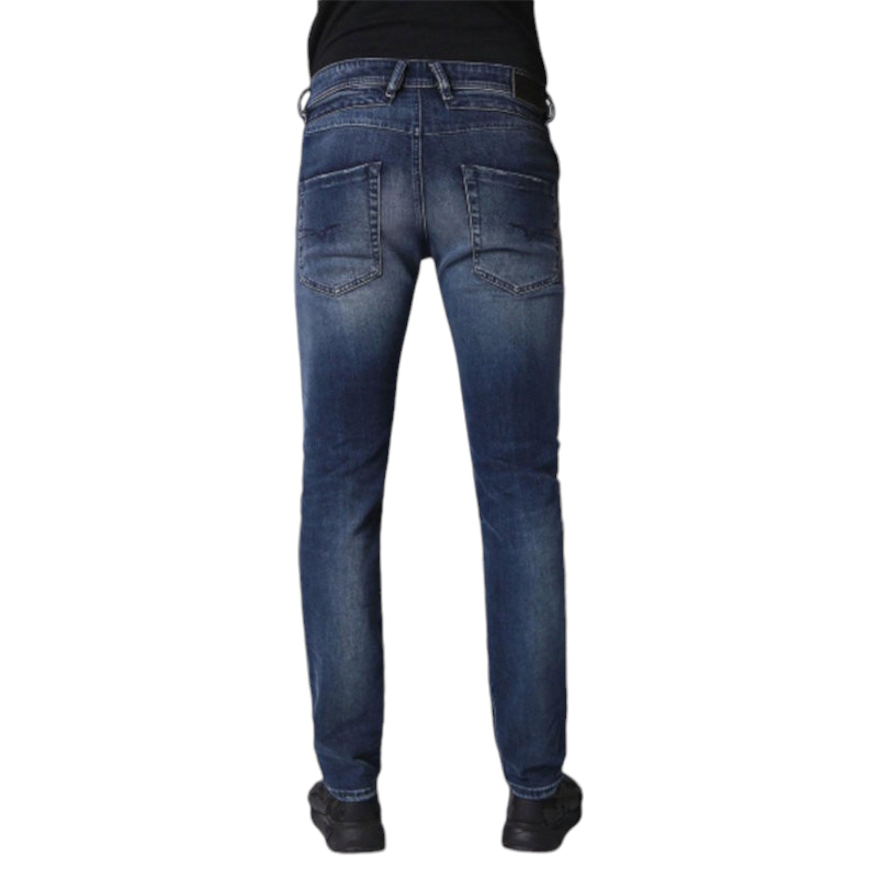 DIESEL BELTHER 084SY Mens Denim Jeans Lyocell Stretch Regular Slim Tapered Leg