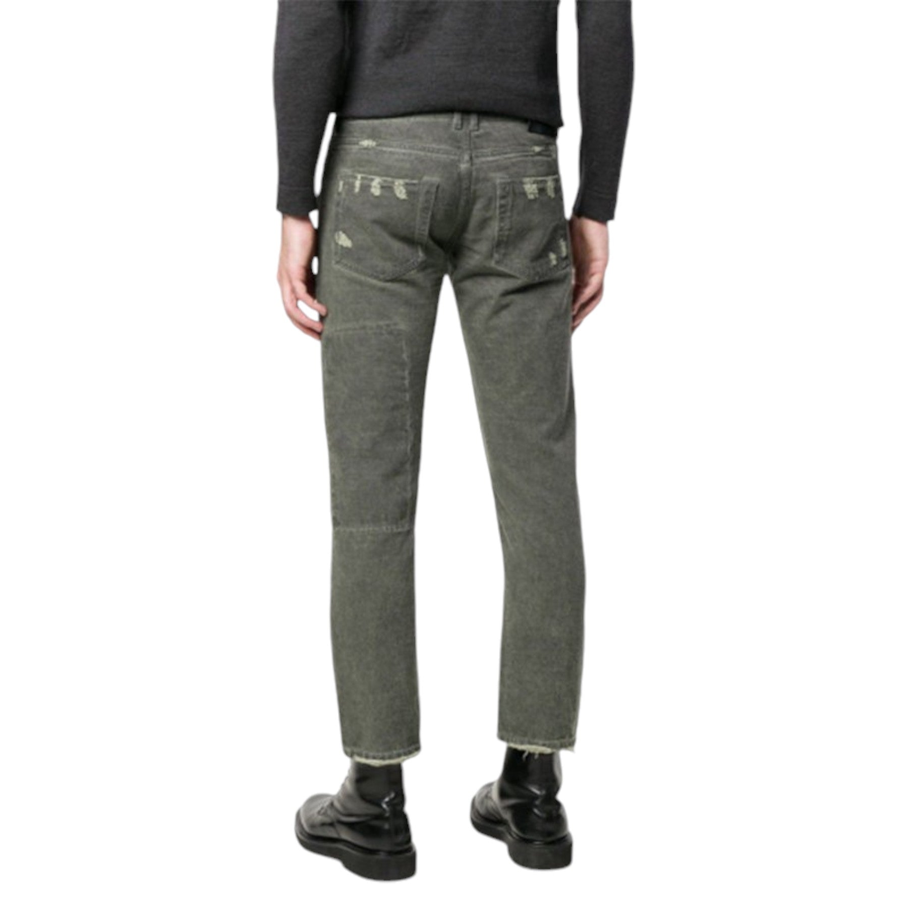 DIESEL BLACK GOLD TYPE-2813B BG8U8 Mens Denim Jeans Distress Regular Slim Italy