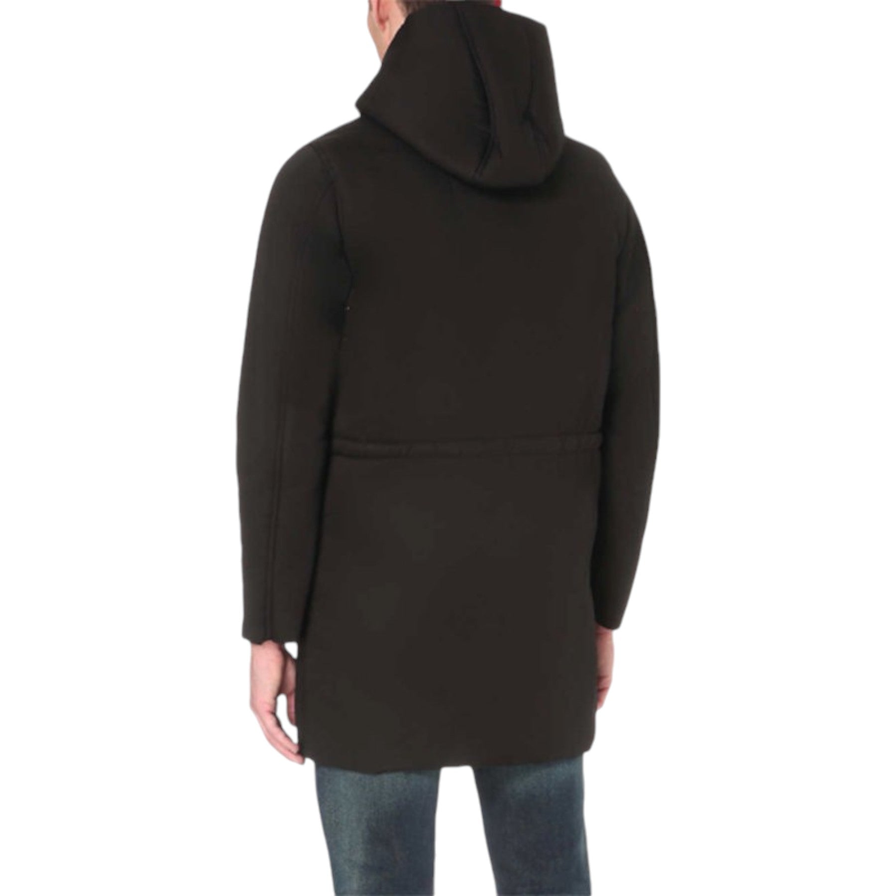 DIESEL W BLENDER Mens Hooded Coat knee long Winter Outwear Casual Waistcoat