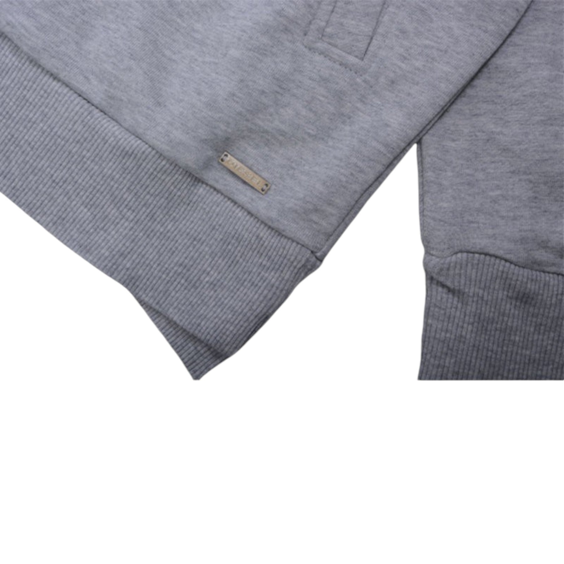 DIESEL S SMASHINGNEW Mens Zipped Hoodie Grey Long Sleeve Casual Sweatshirts