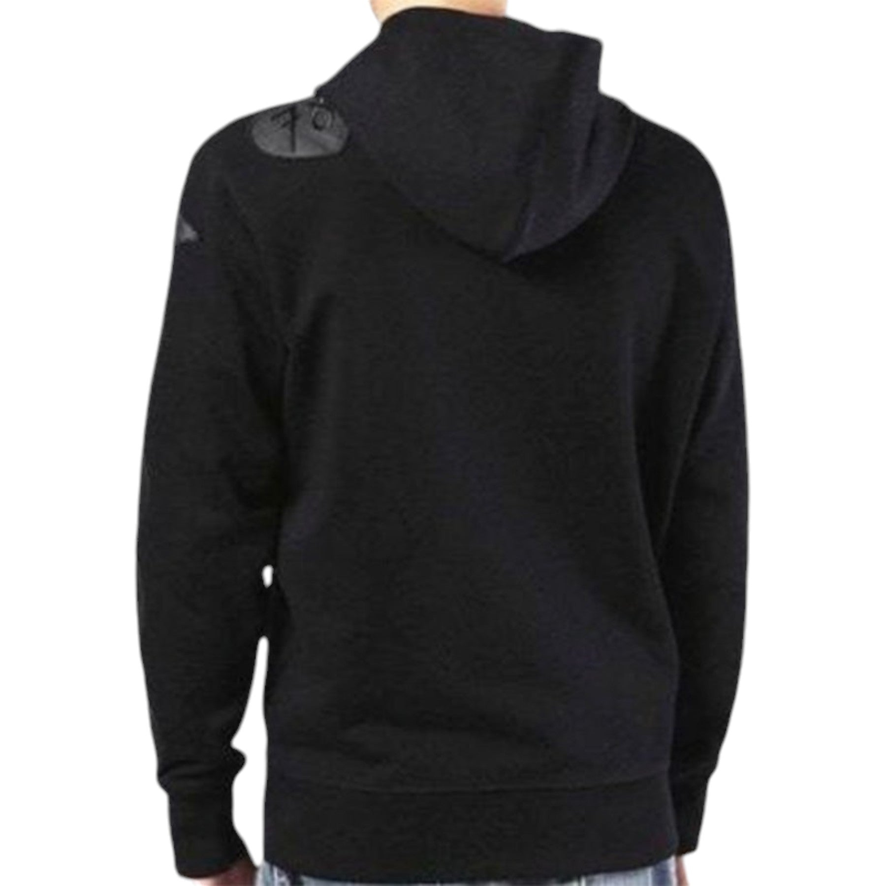 DIESEL S BLACK PATCH Mens Zipped Hoodie  Long Sleeve Hooded Casual Sweatshirts